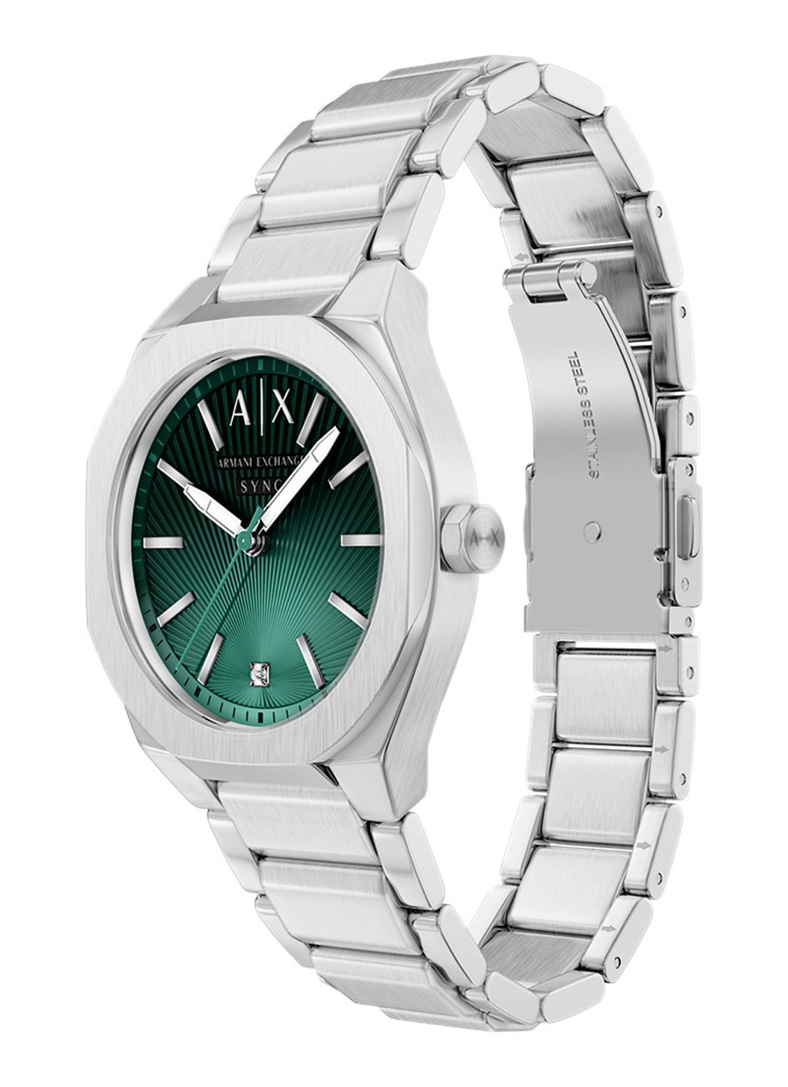 Armani Horloge AX6036 - detail 5 zilver