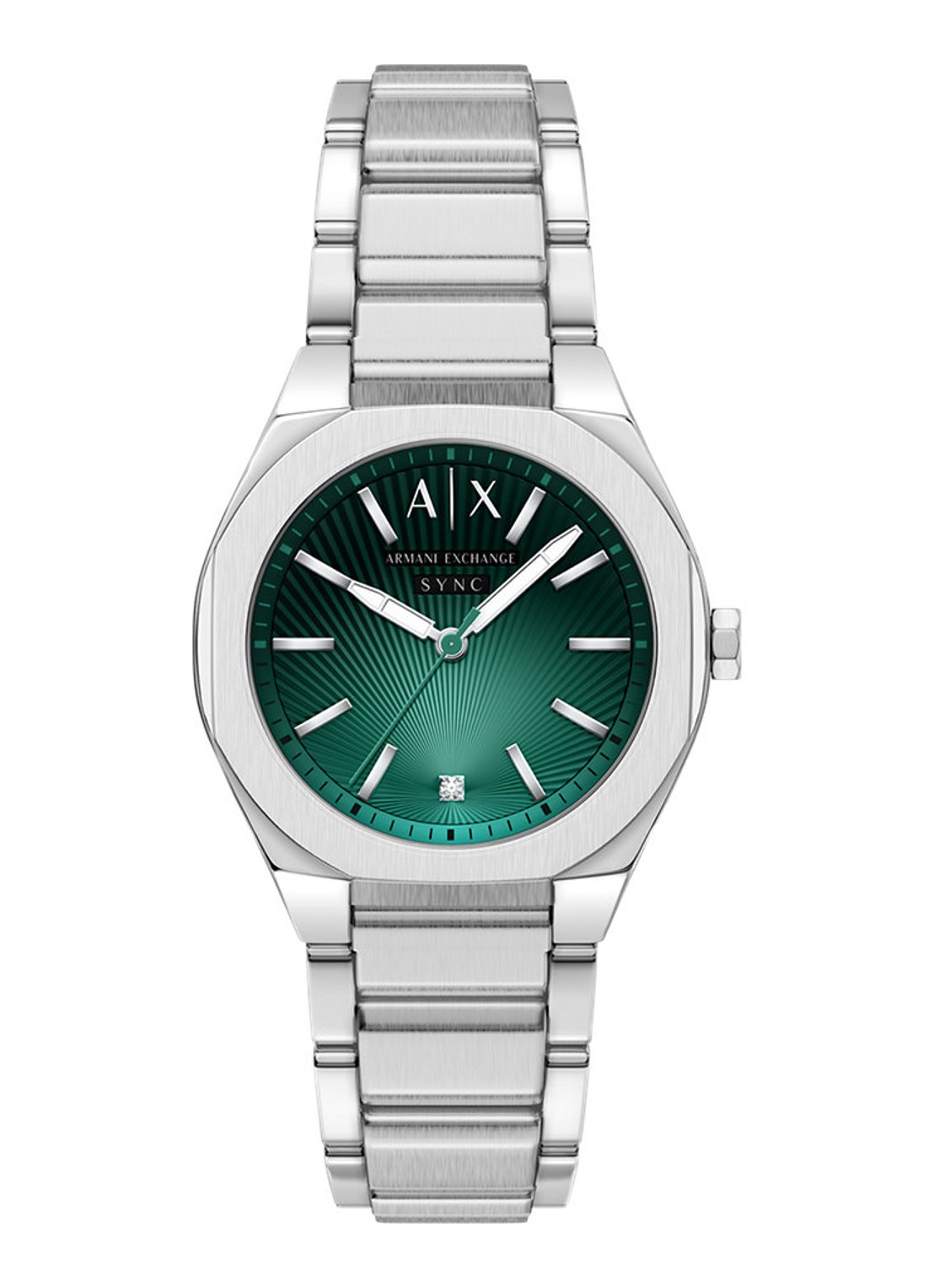 Armani Horloge AX6036 - voorkant zilver