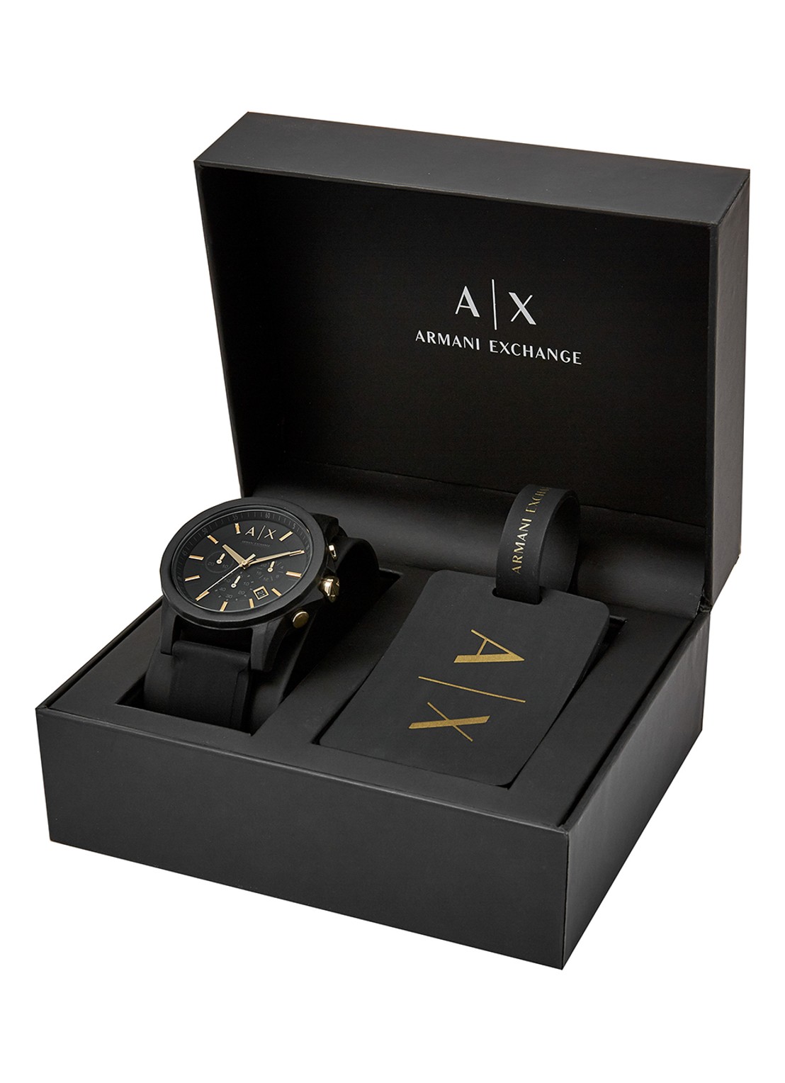 Armani Horloge AX7105 - detail 2 zwart