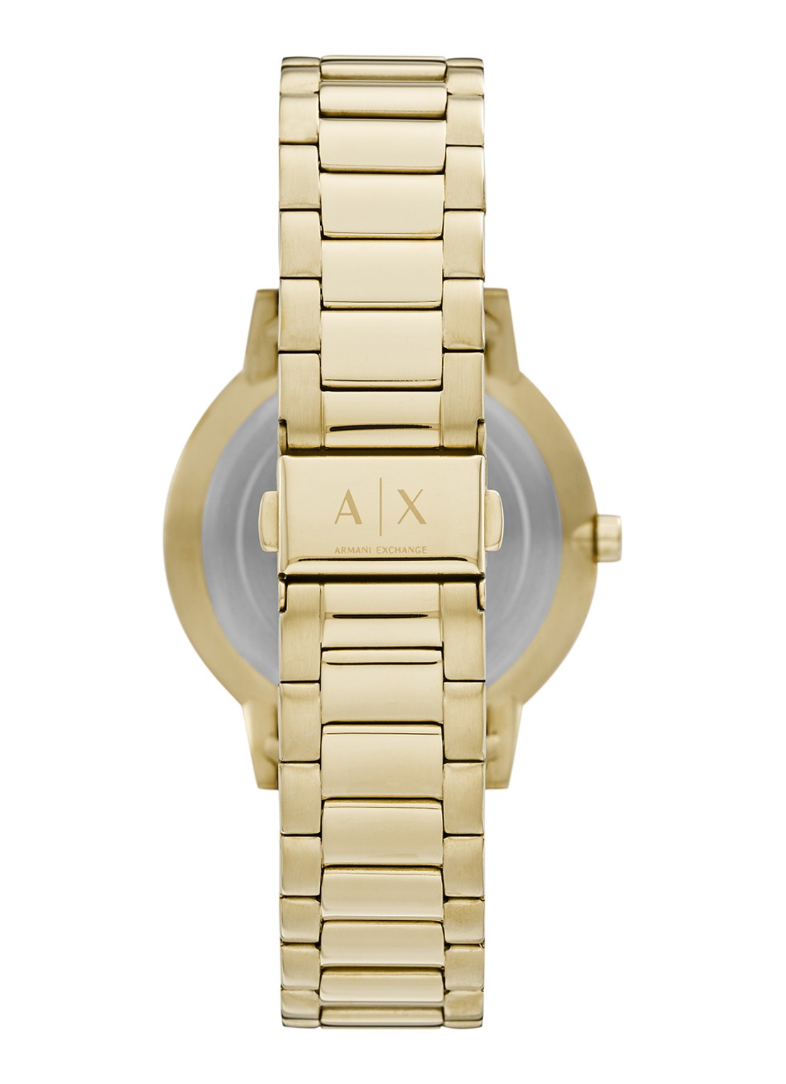 Armani Horloge en armband giftset AX7119 - detail goud