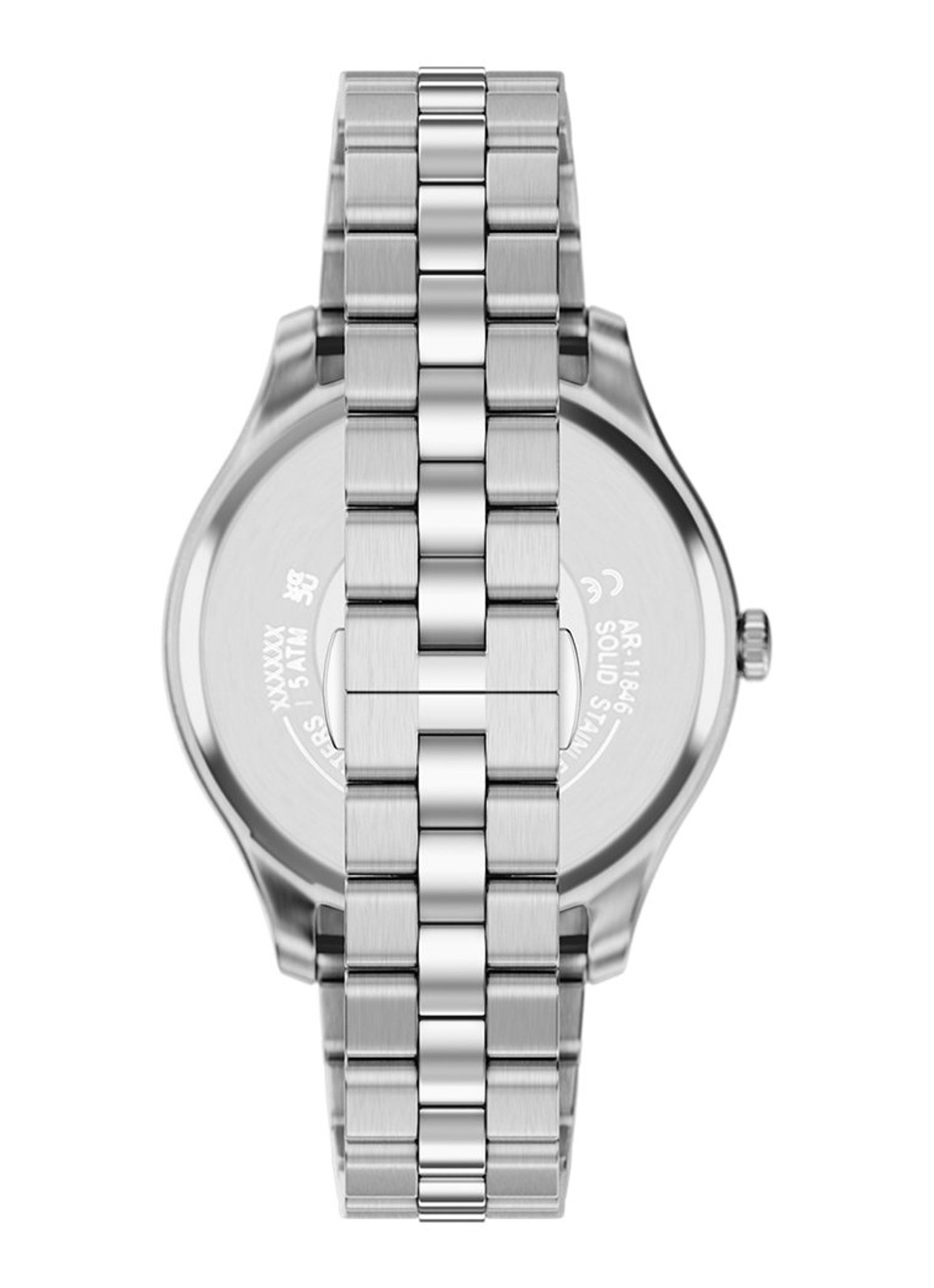 Armani Horloge en armband set van 2 AR80090SET - detail zilver