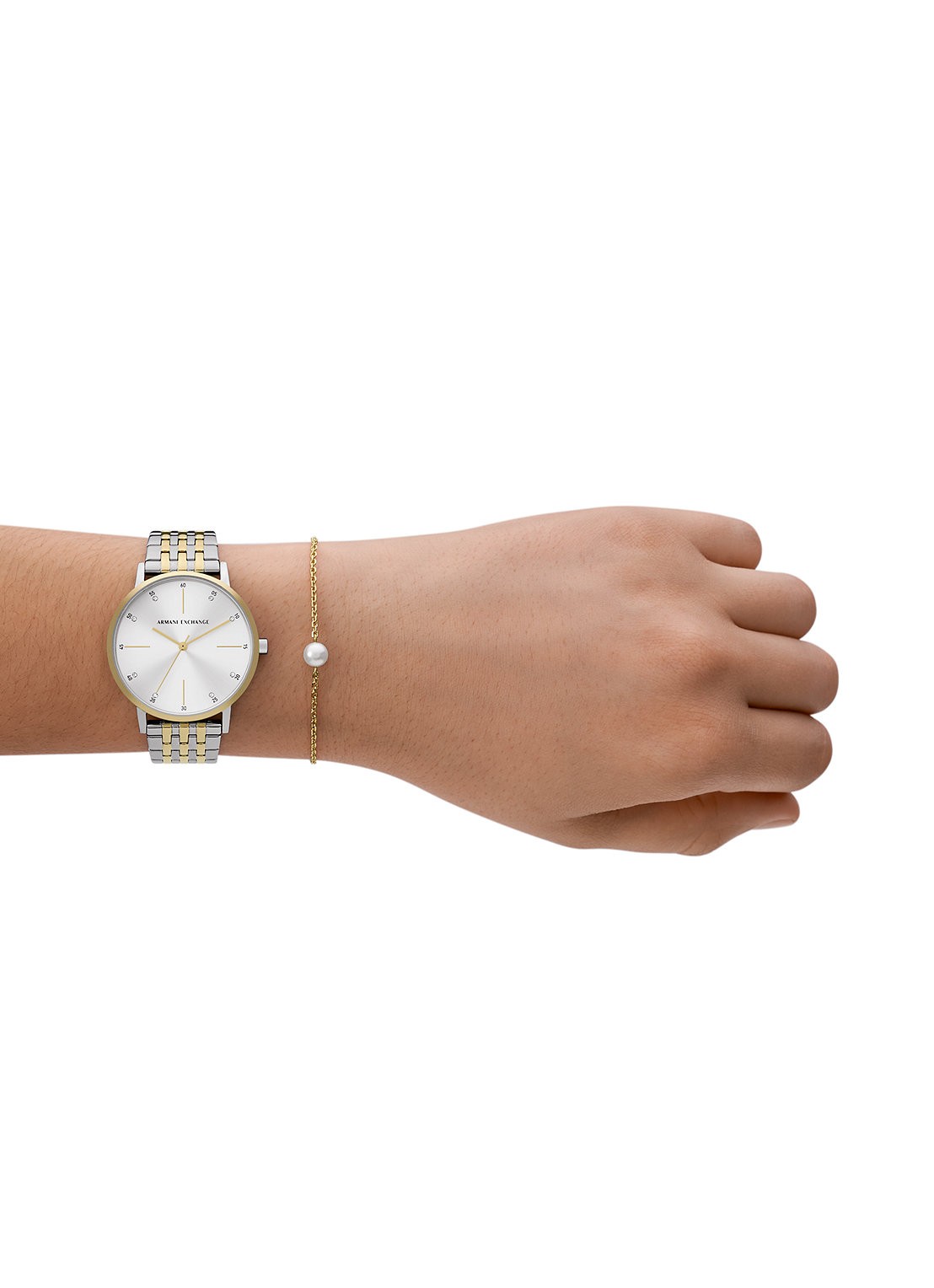 Armani Horloge en armband set van 2 AX7156SET - detail 5 zilver