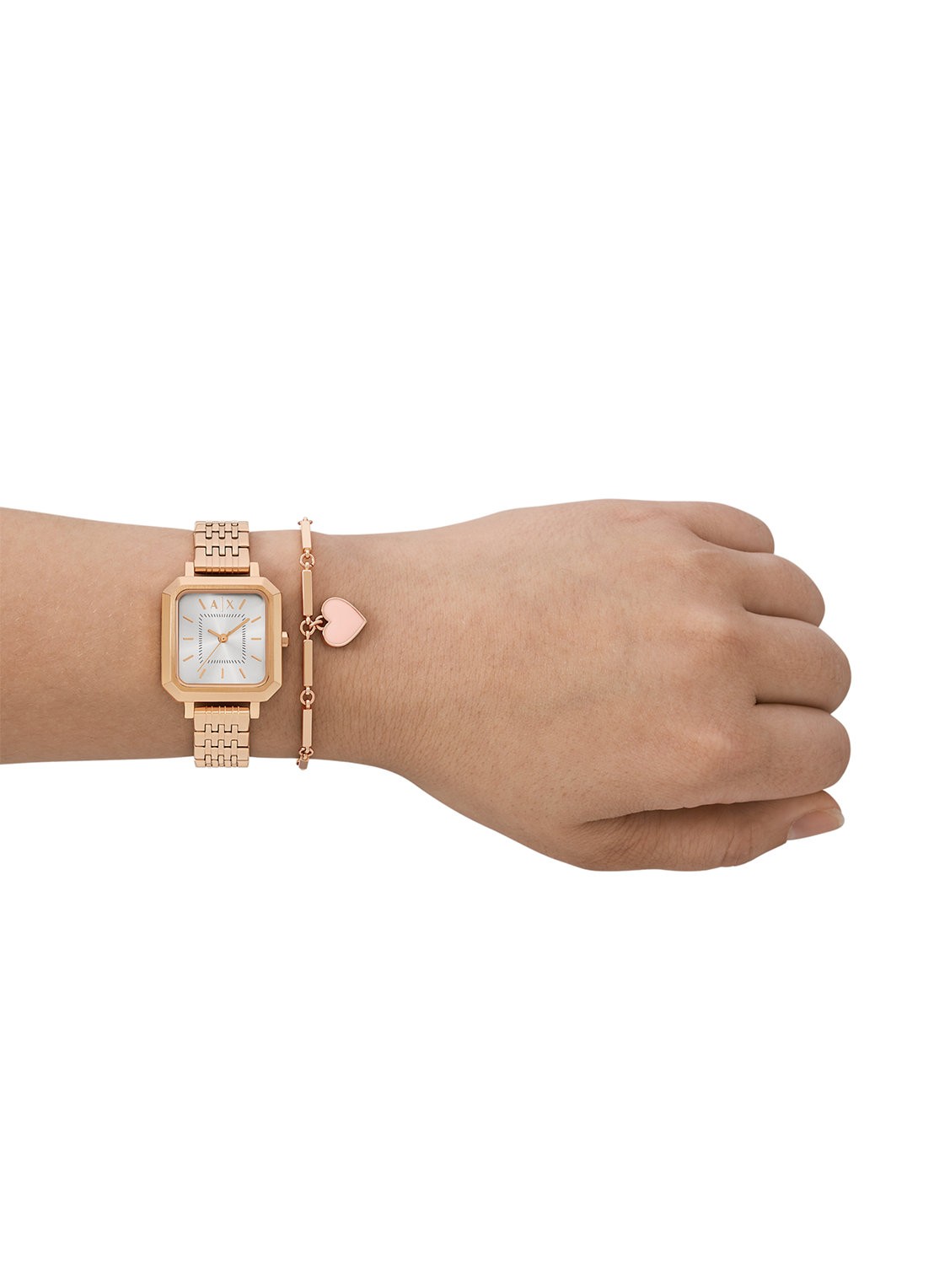 Armani Horloge en armband set van 2 AX7164SET - detail 4 roségoud