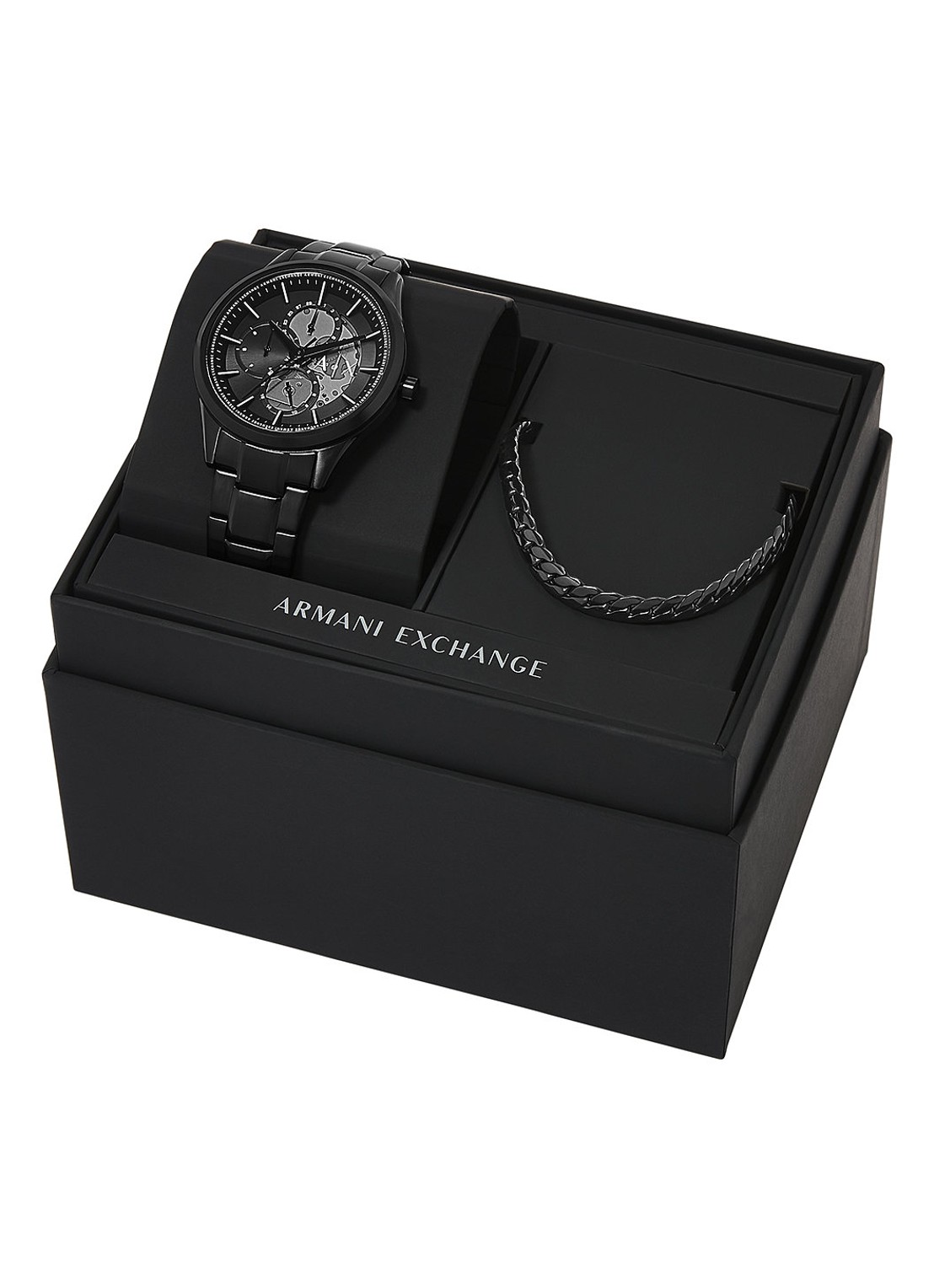 Armani Horloge met ketting in set van 2 AX7160SET - detail 3 zwart