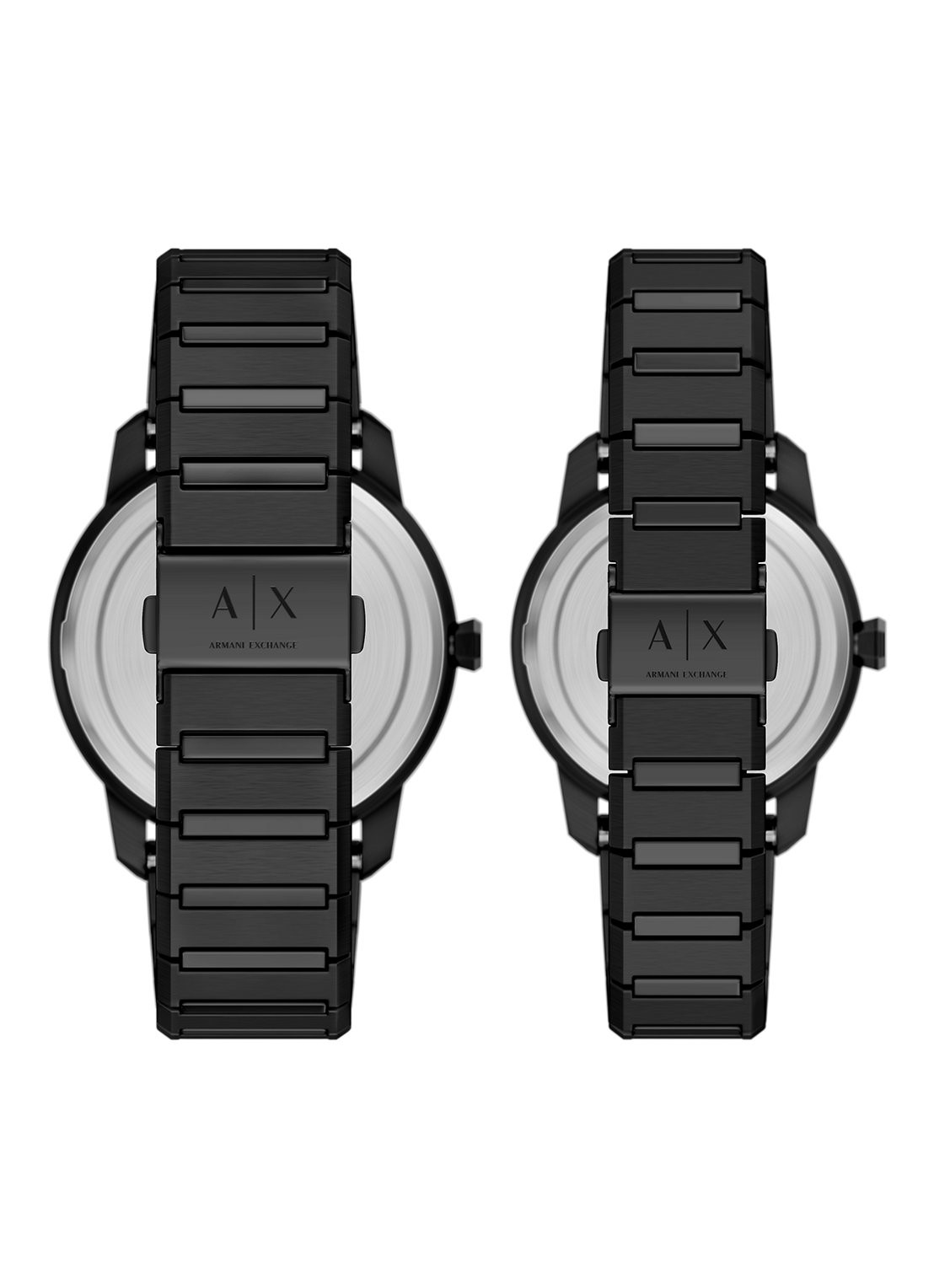 Armani Horloge set van 2 AX7179SET - detail zwart