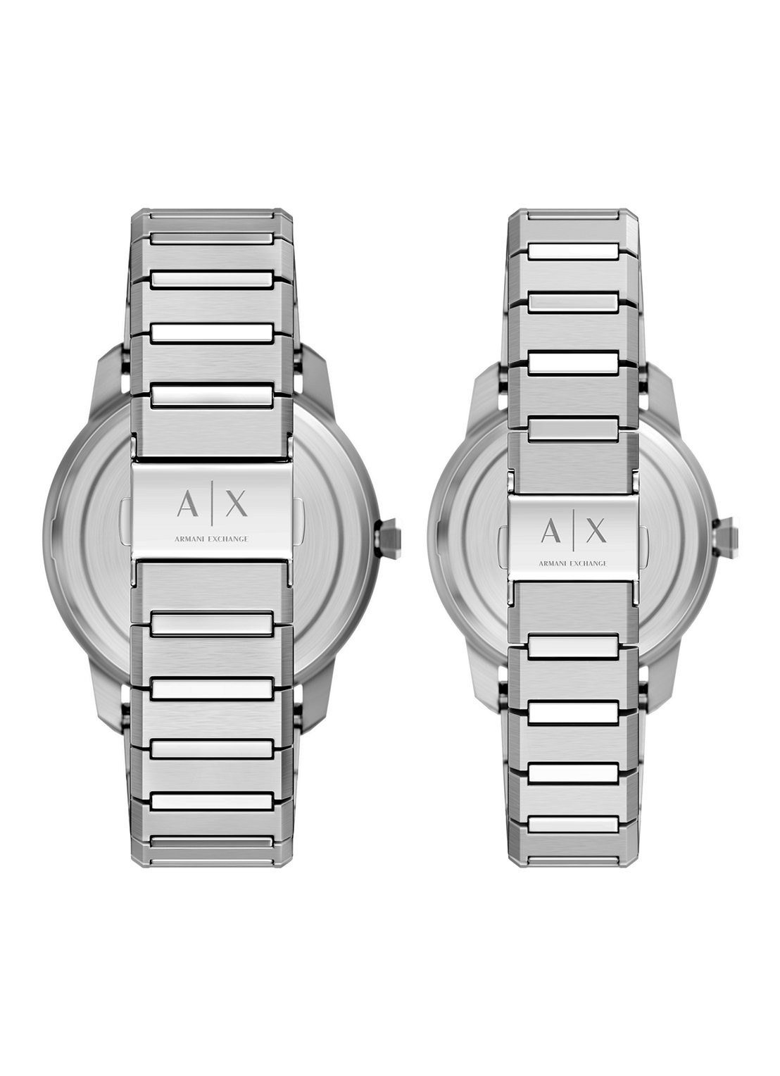 Armani Horloge set van 2 AX7180SET  - detail 2 zilver