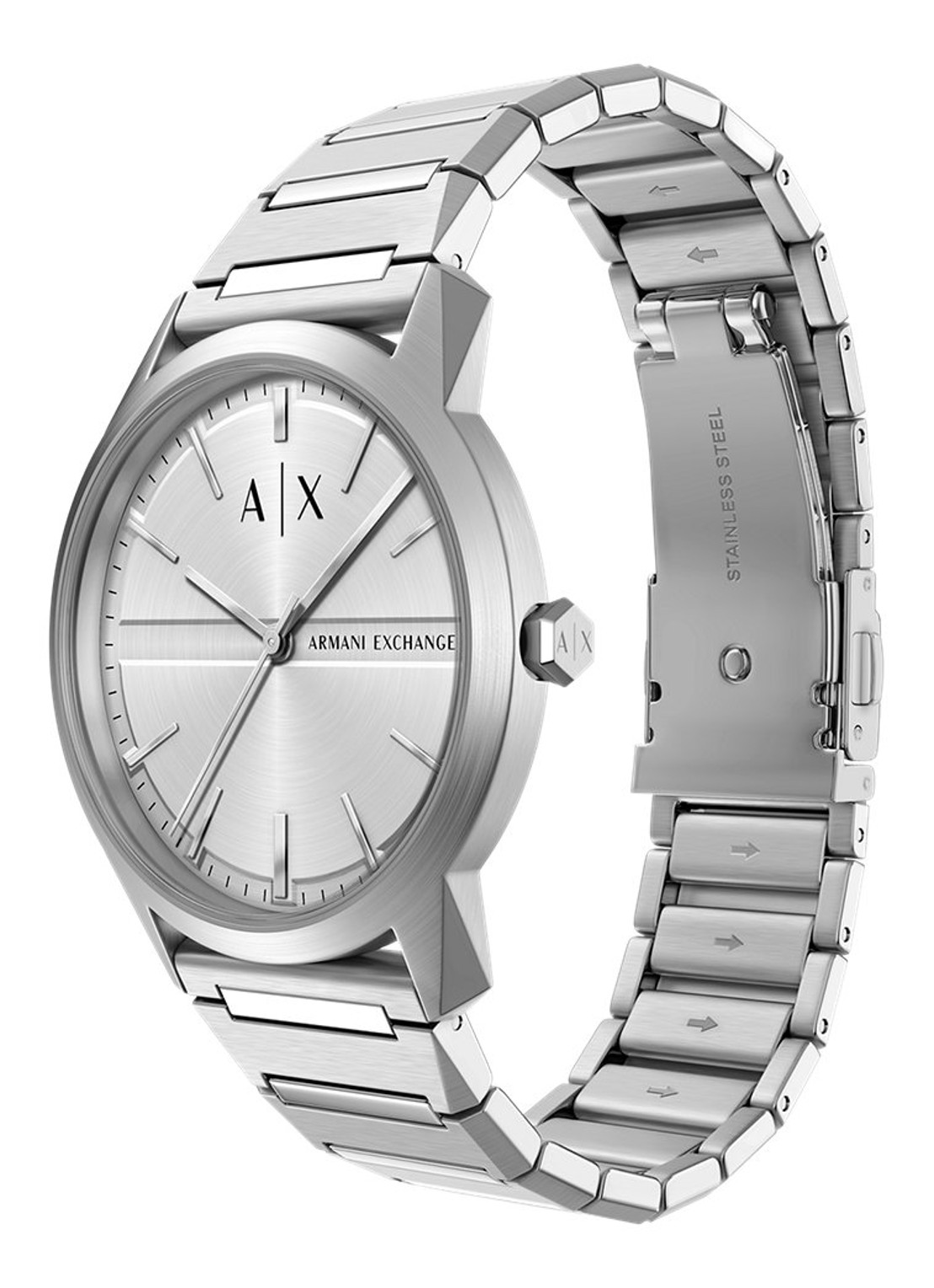 Armani Horloge set van 2 AX7180SET  - detail 5 zilver