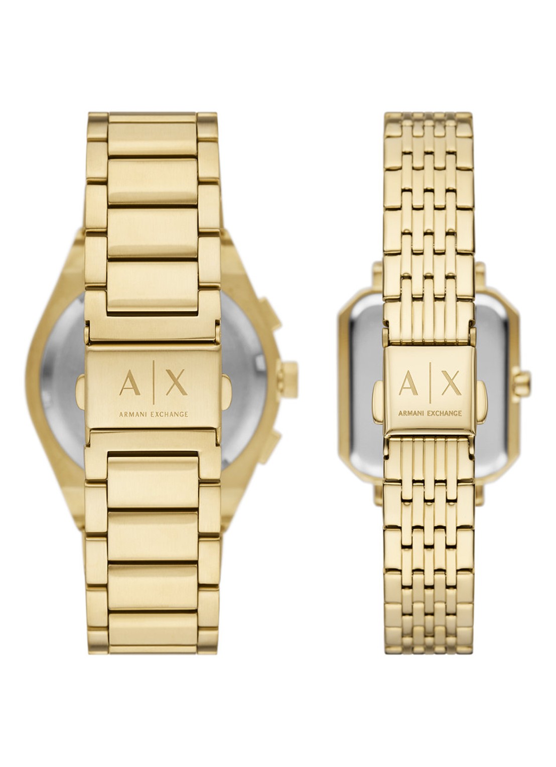 Armani Horloges set van 2 AX7171SET - detail goud