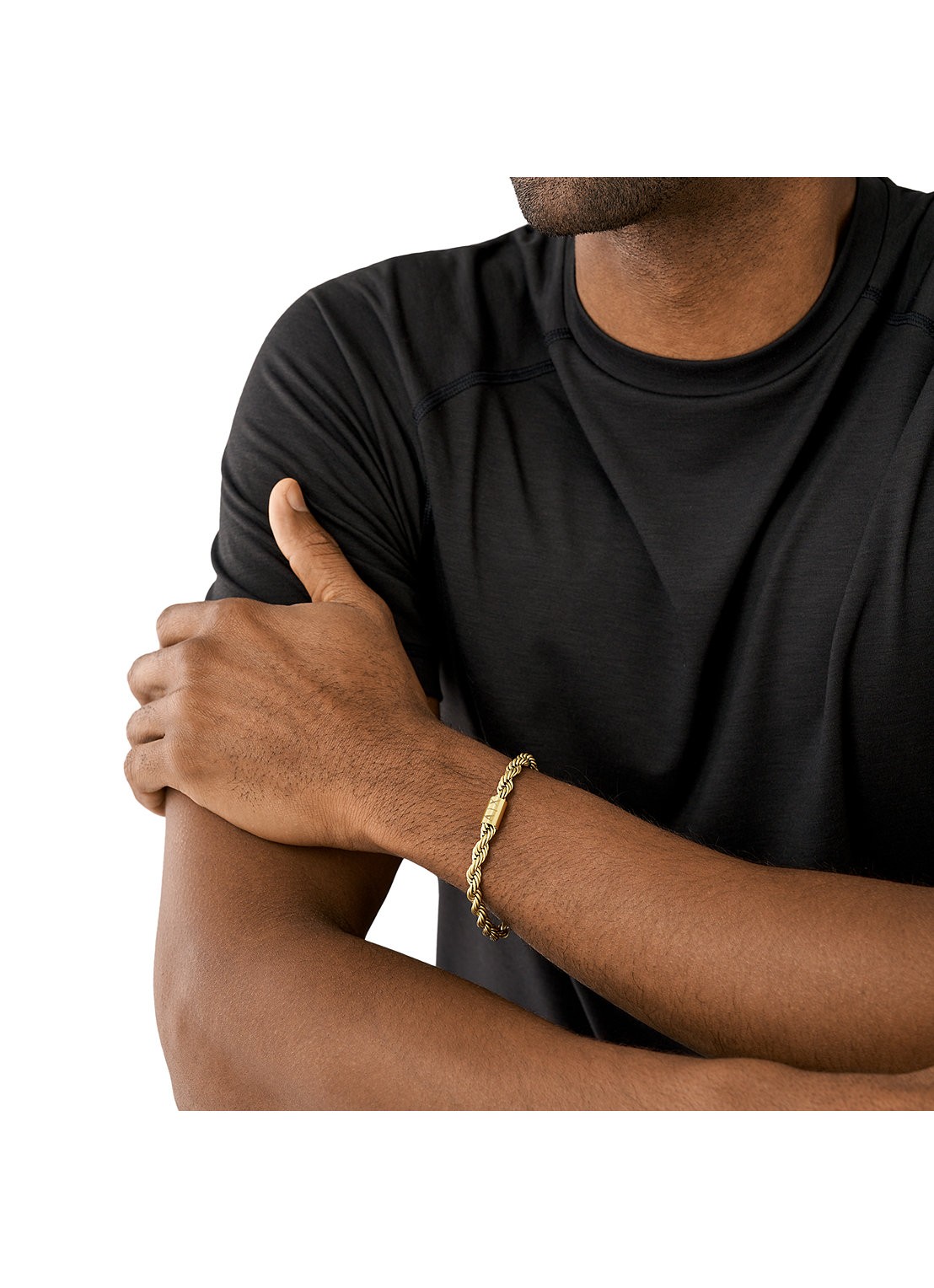 Armani Icon armband AXG0124710 - detail 3 goud