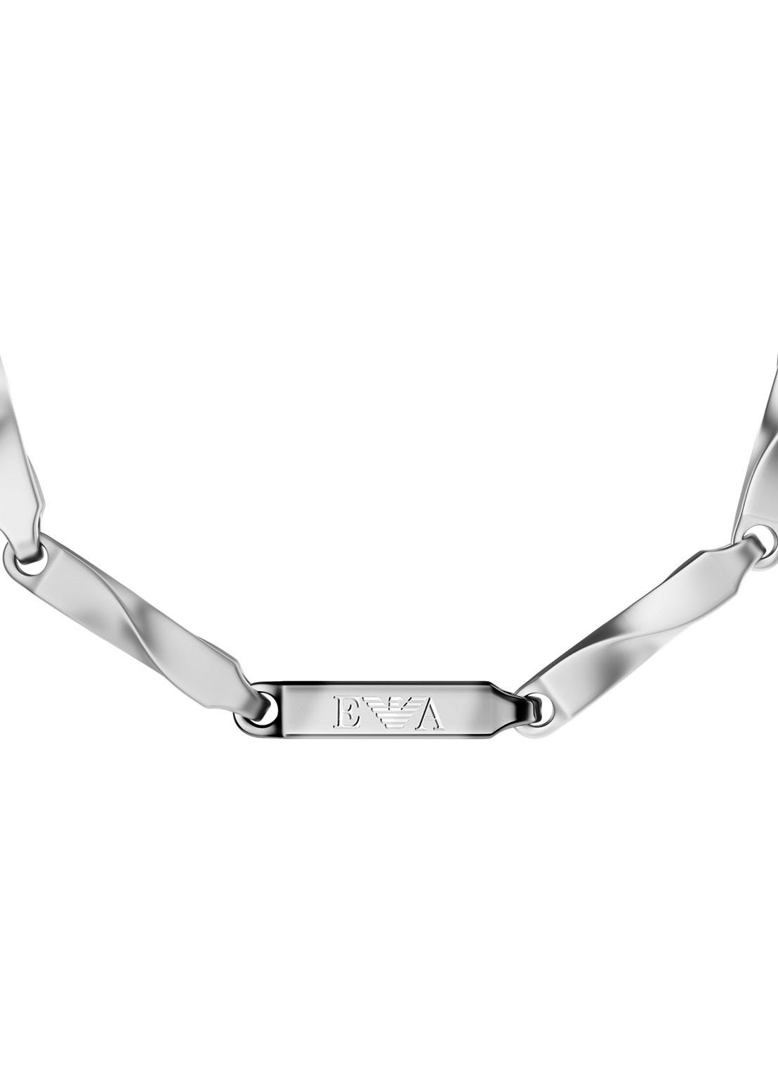 Armani Iconic Trend armband EGS3367040 - voorkant zilver