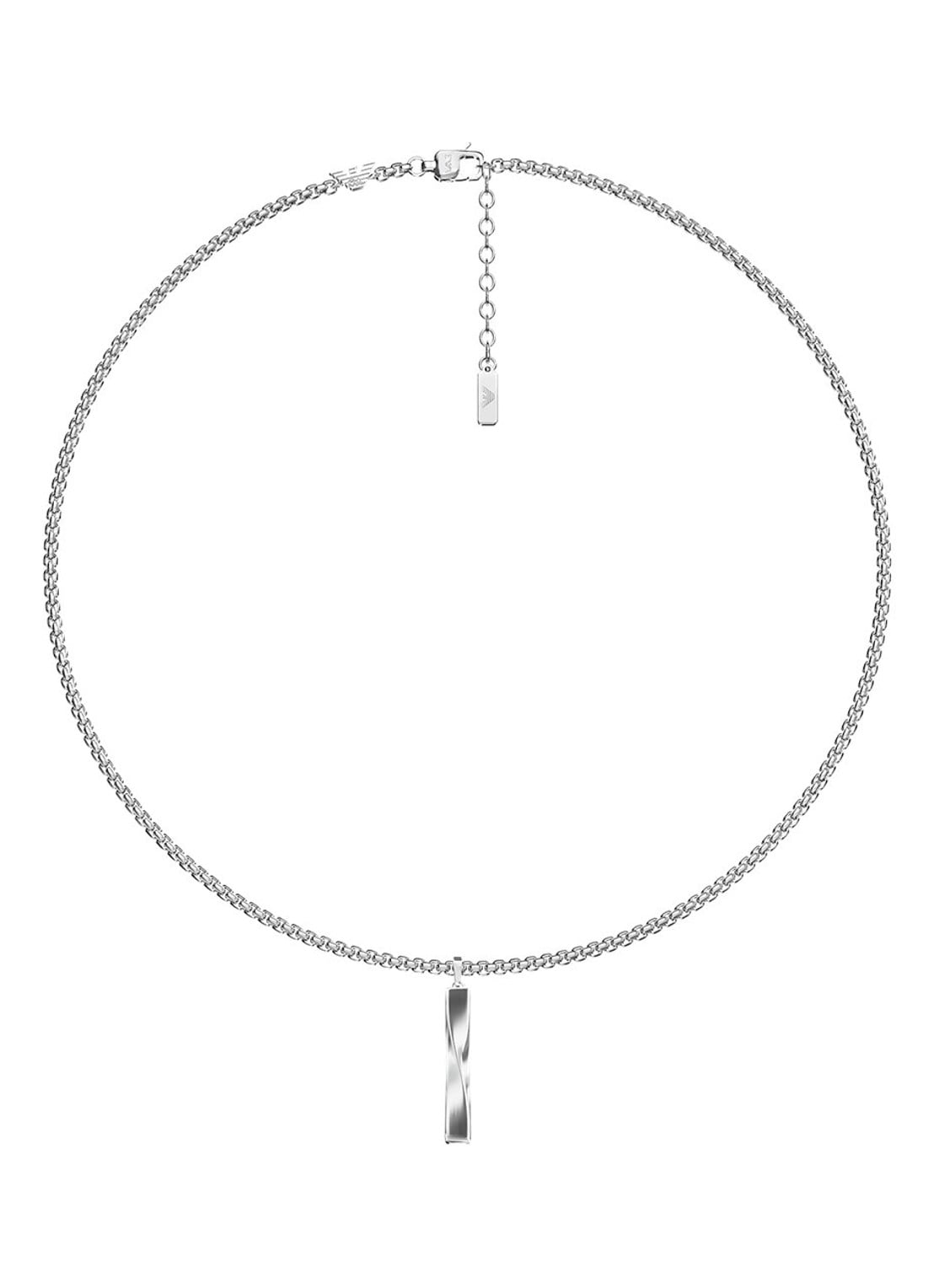 Armani Iconic Trend ketting EGS3366040 - detail zilver