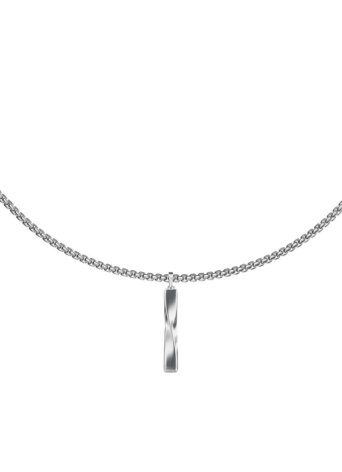 Armani Iconic Trend ketting EGS3366040 - voorkant 3 zilver