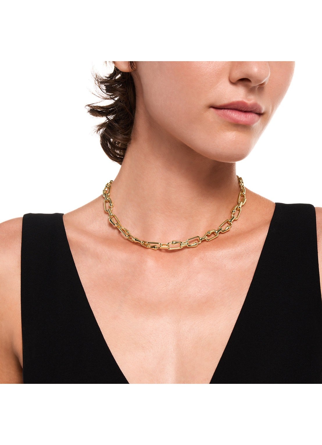 Armani Iconic Trend ketting verguld EGS3390710 - detail 3 goud