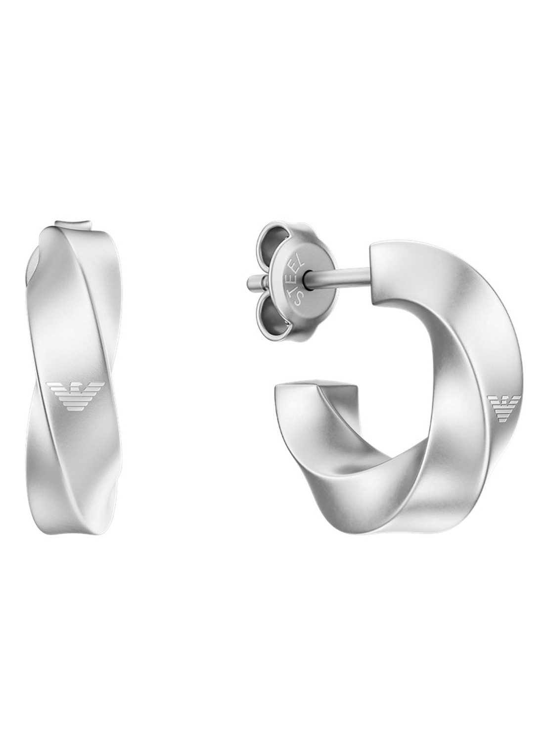 Armani Iconic Trend oorstekers EGS3365040 - detail 2 zilver