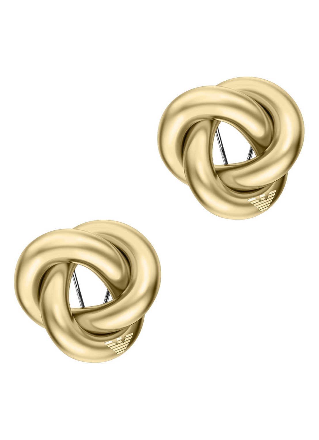 Armani Iconic Trend oorstekers verguld EGS3400710 - detail 2 goud
