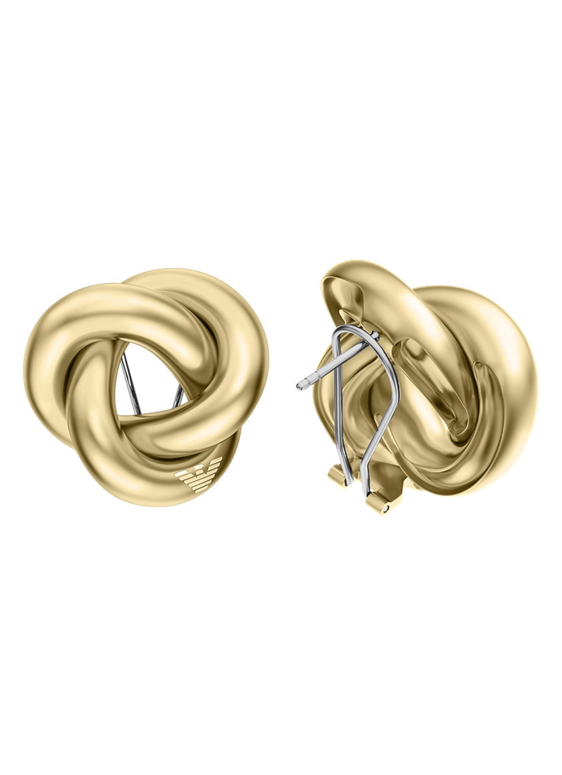 Armani Iconic Trend oorstekers verguld EGS3400710 - detail 3 goud