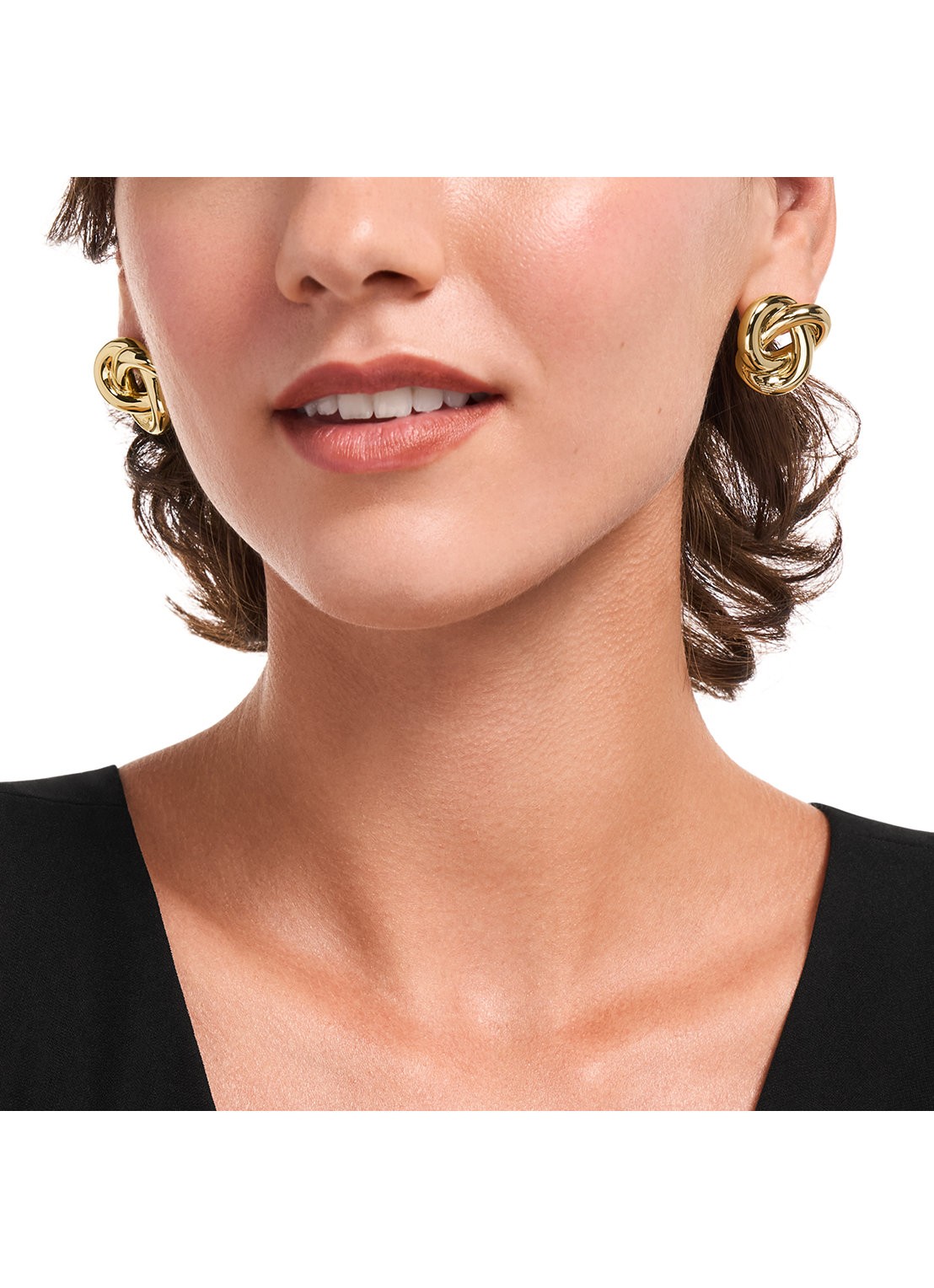 Armani Iconic Trend oorstekers verguld EGS3400710 - detail 5 goud