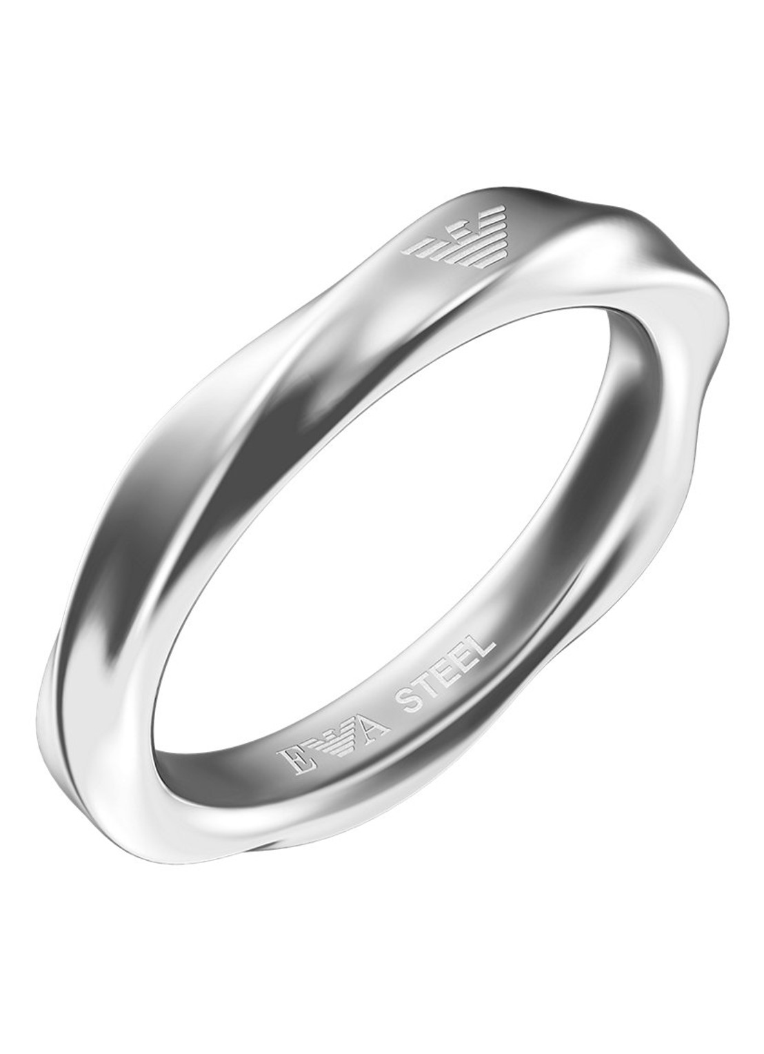 Armani Iconic Trend ring EGS3369040 - detail 3 zilver