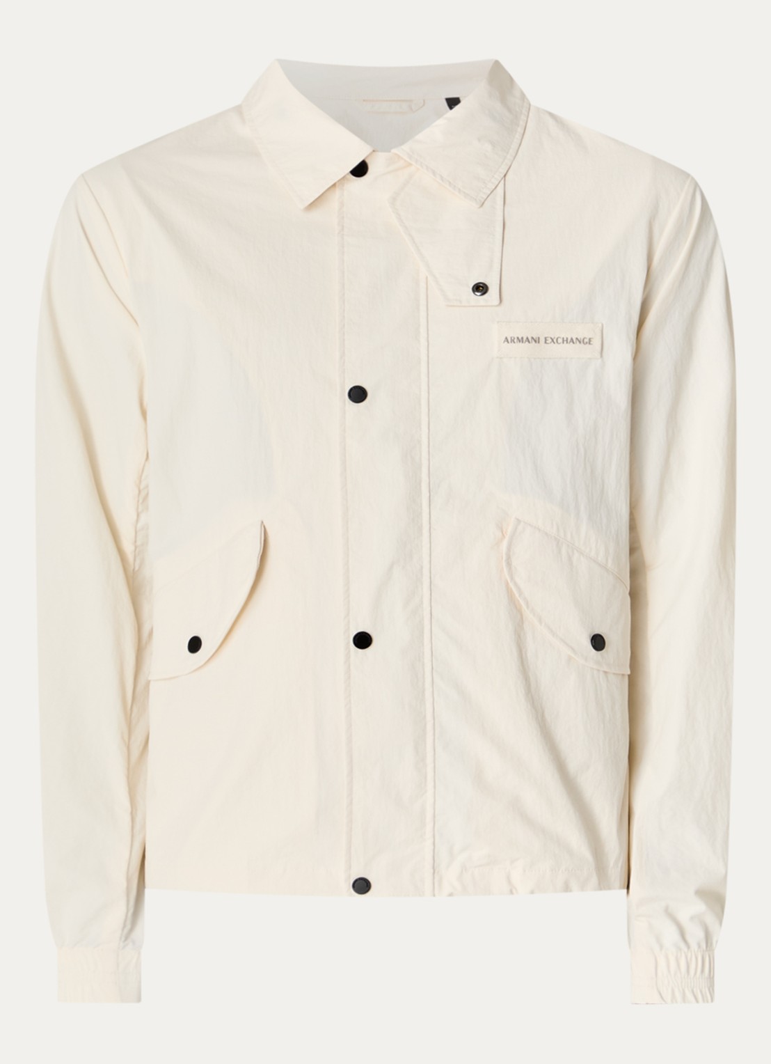 Armani Jack met klepzakken - voorkant 3 gebroken wit