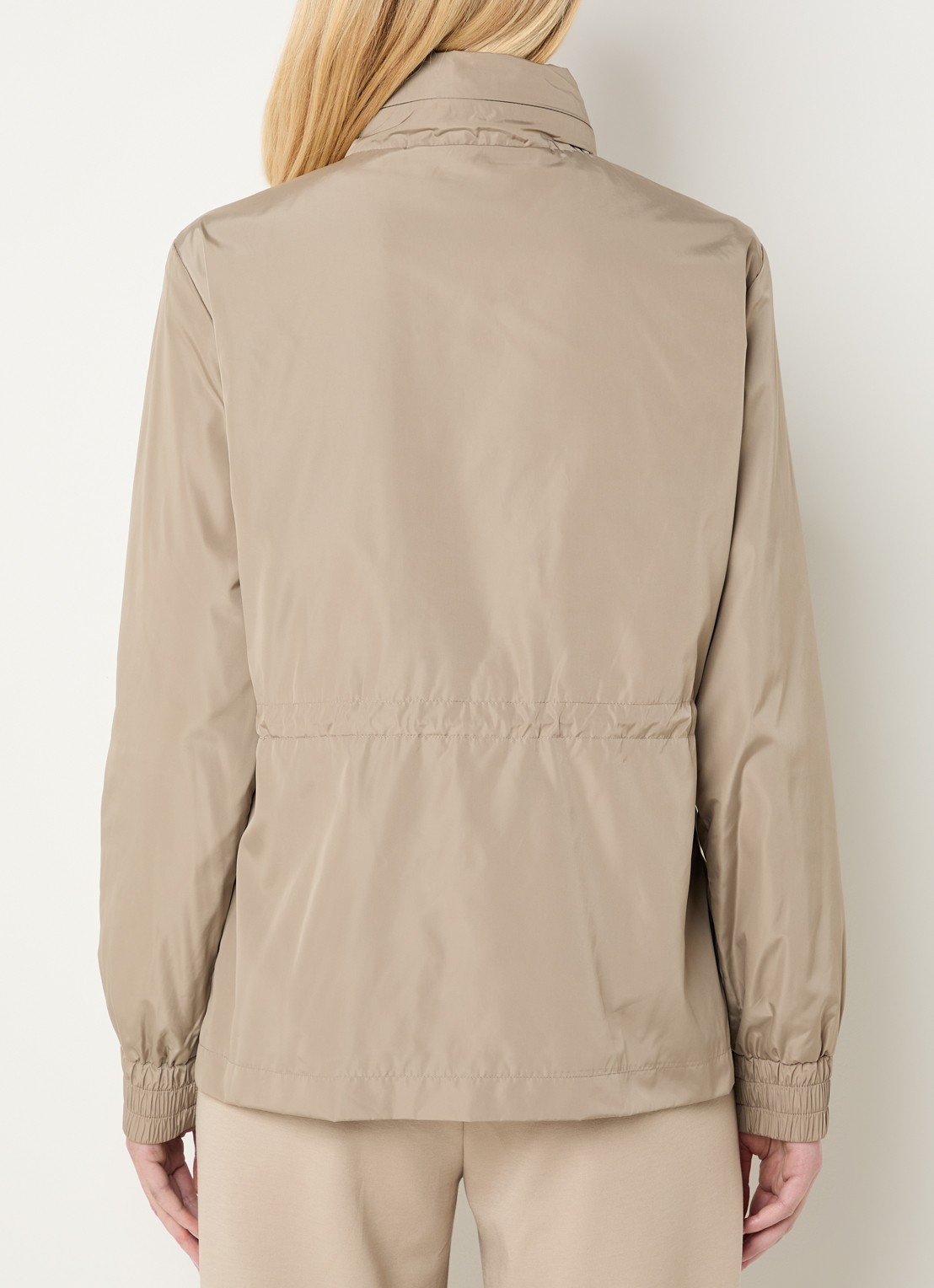 Armani Jack met logo en ritszakken - achterkant 3 khaki