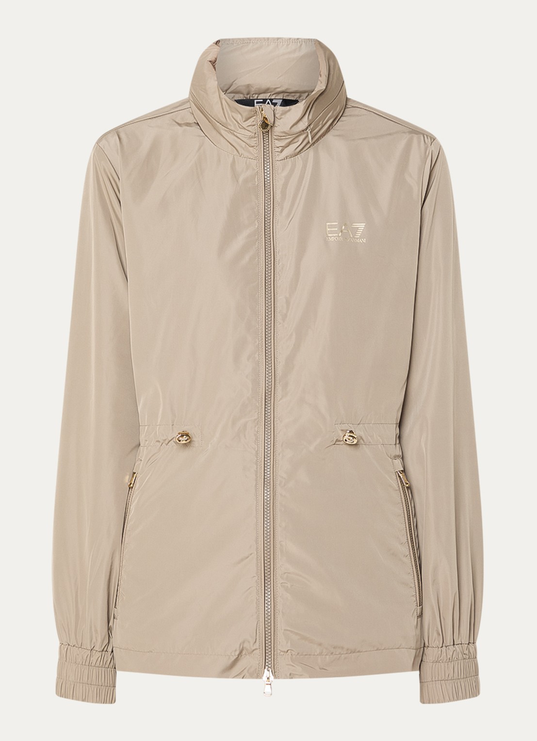 Armani Jack met logo en ritszakken - voorkant khaki