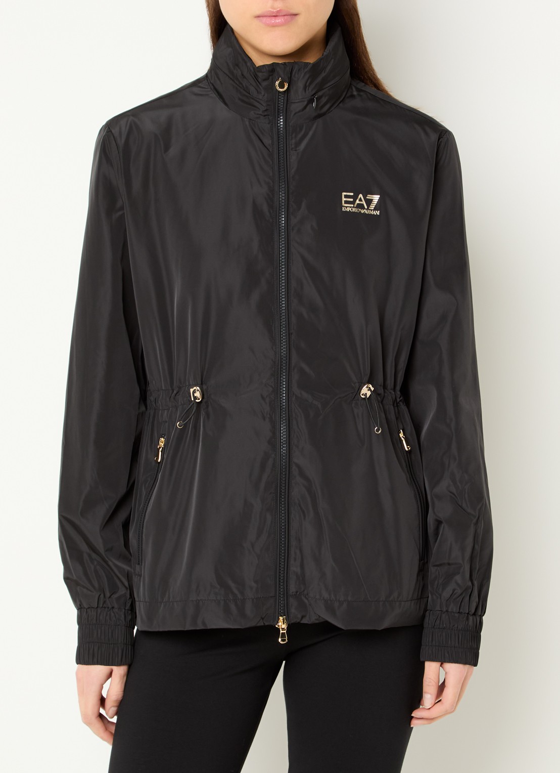 Armani Jack met logo en ritszakken - detail 2 zwart