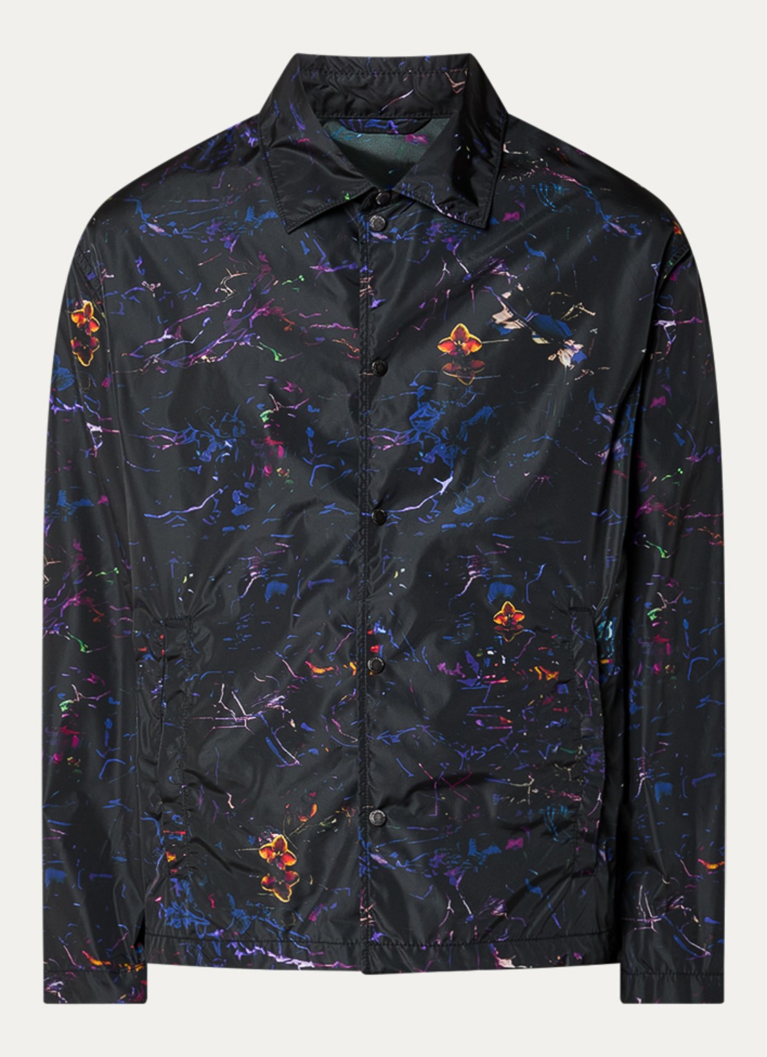Armani Jack met print - voorkant zwart