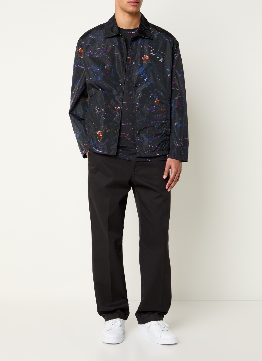 Armani Jack met print - voorkant 2 zwart
