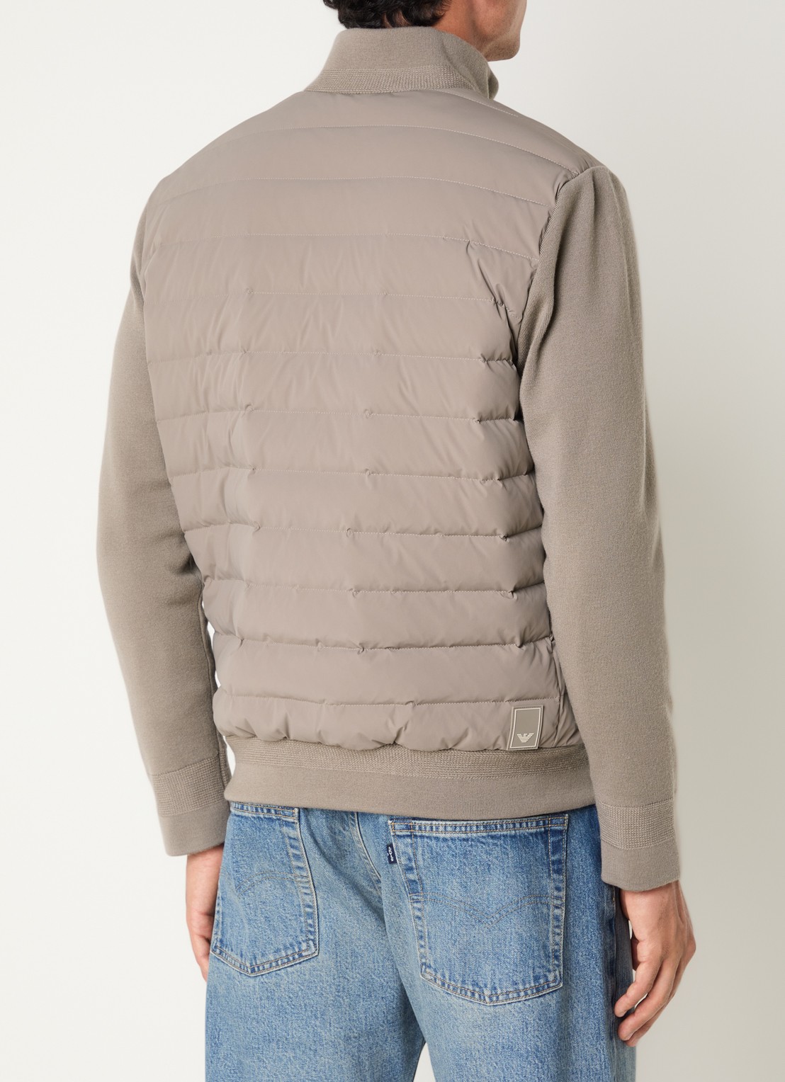 Armani Jack met ritszakken - achterkant 4 beige