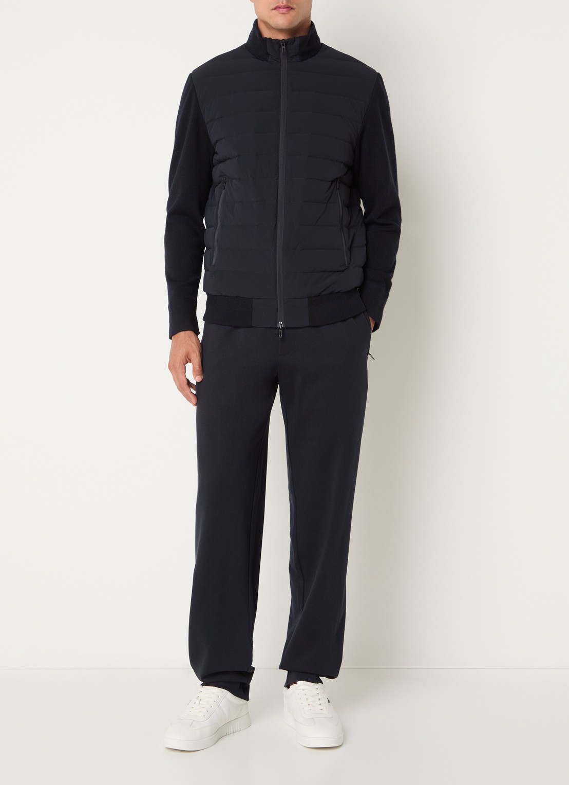 Armani Jack met ritszakken - voorkant 2 donkerblauw