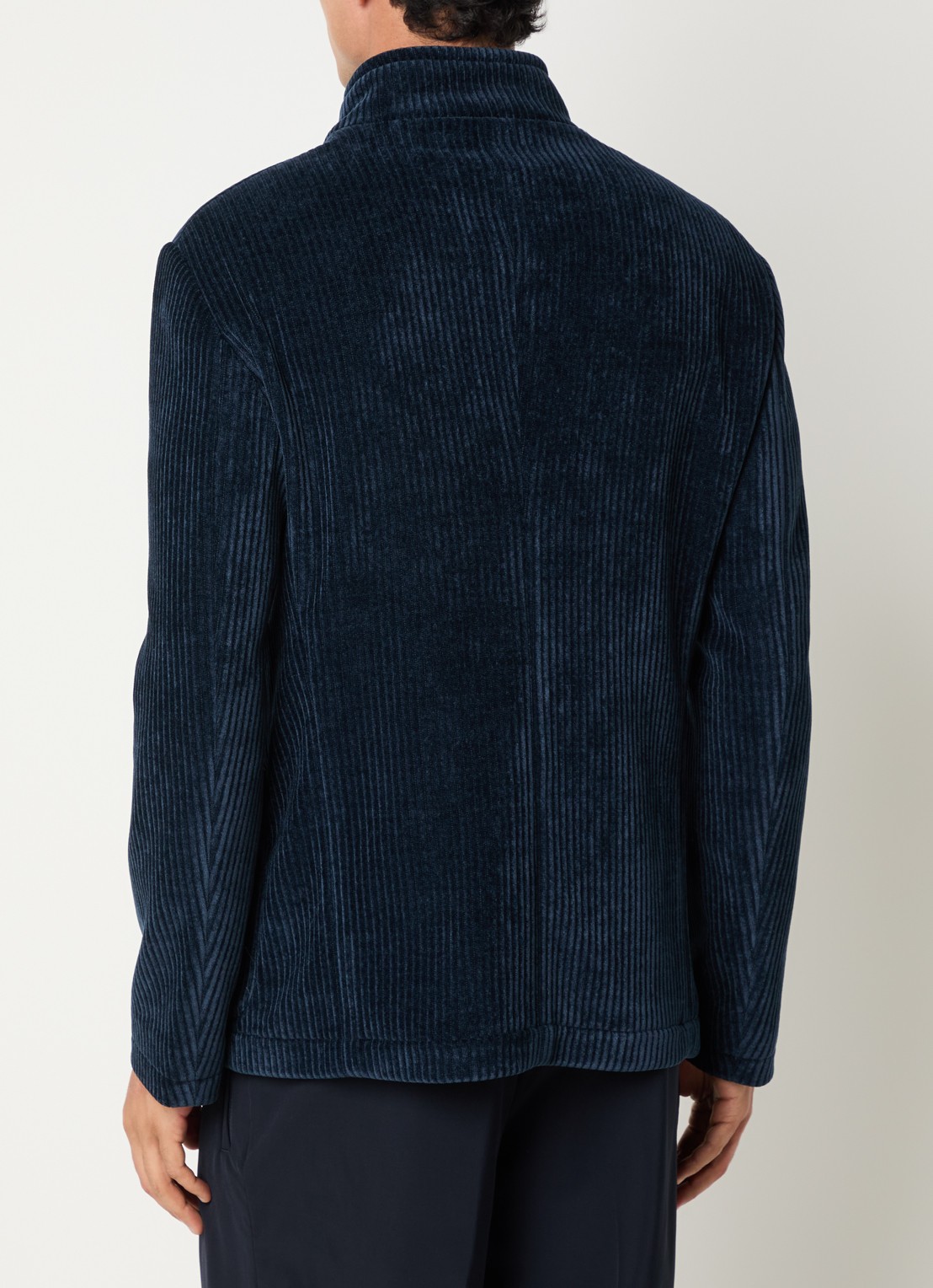 Armani Jack van corduroy met opgestikte zakken - achterkant 4 donkerblauw