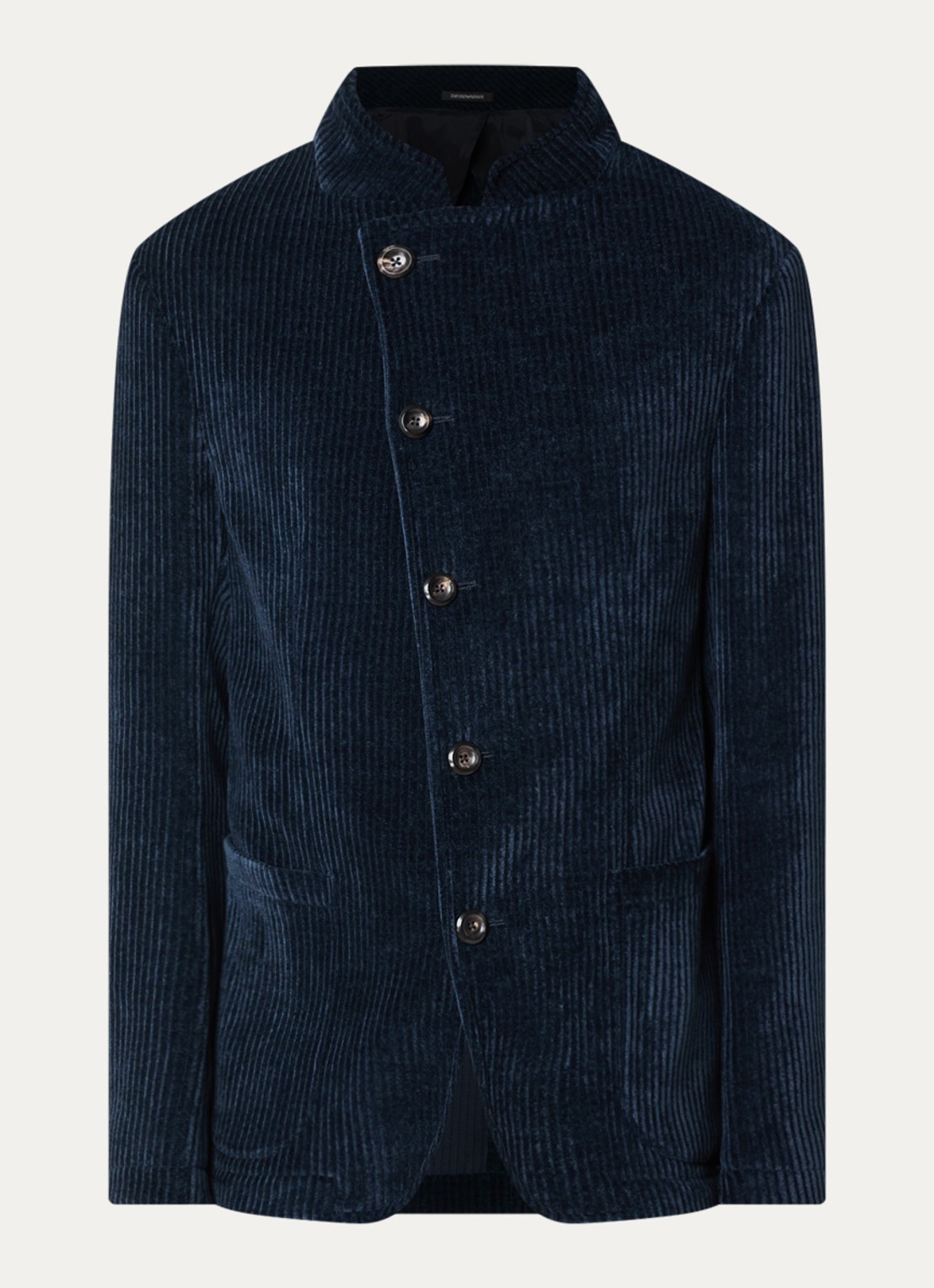 Armani Jack van corduroy met opgestikte zakken - voorkant 2 donkerblauw