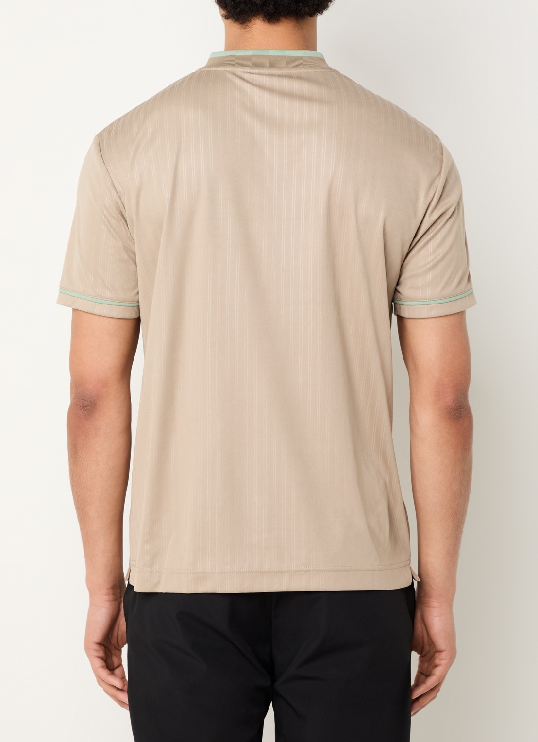 Armani Jersey T-shirt met logo - achterkant 4 camel