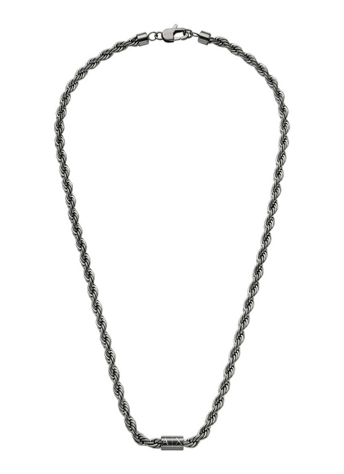 Armani Ketting AXG0163060 - detail antraciet