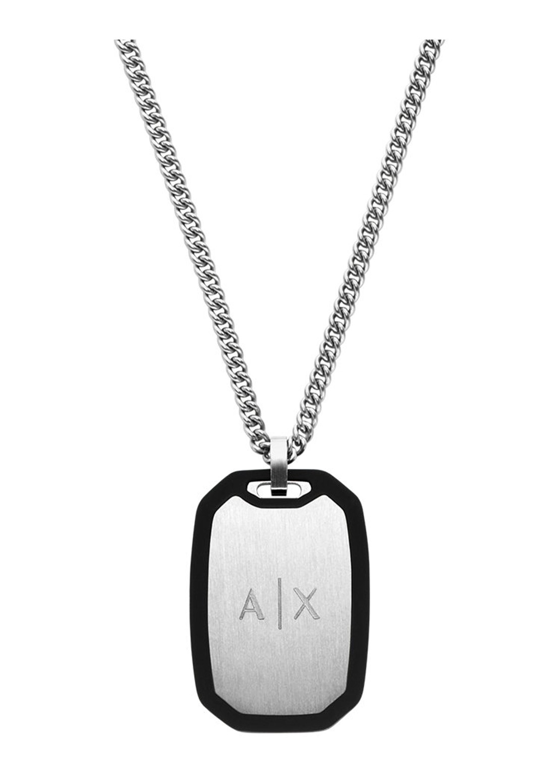 Armani Ketting AXG0169040 - voorkant zilver