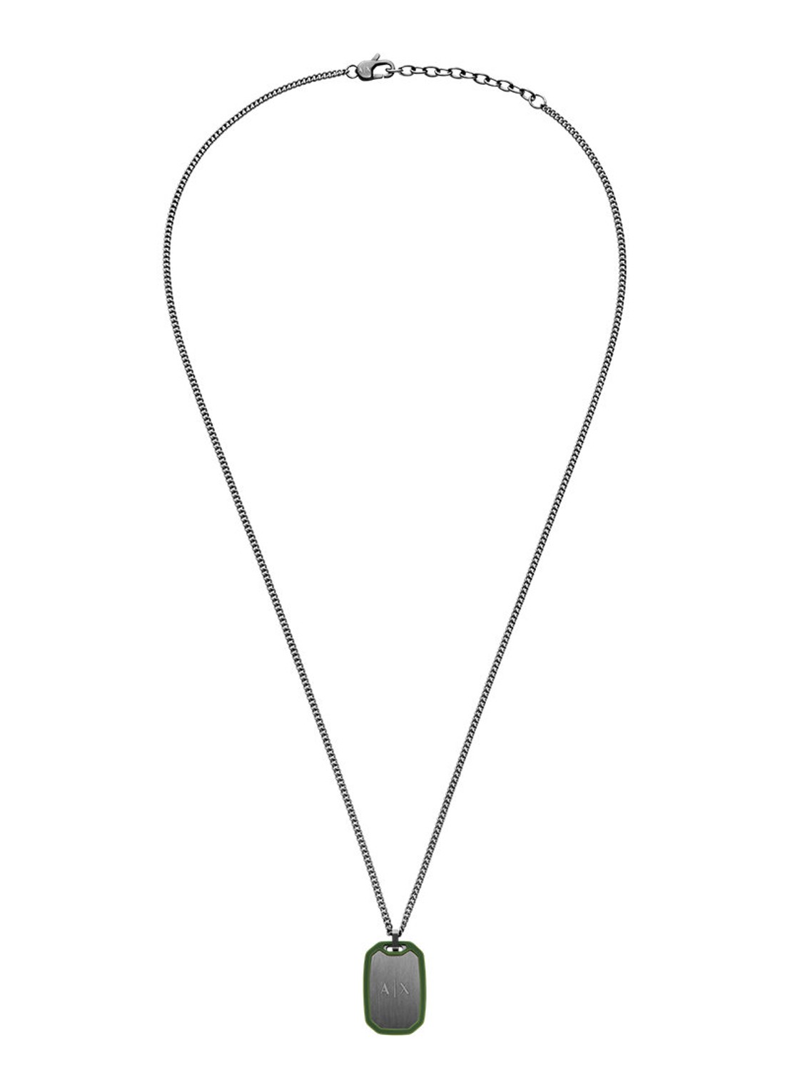 Armani Ketting AXG0170060 - detail 2 antraciet