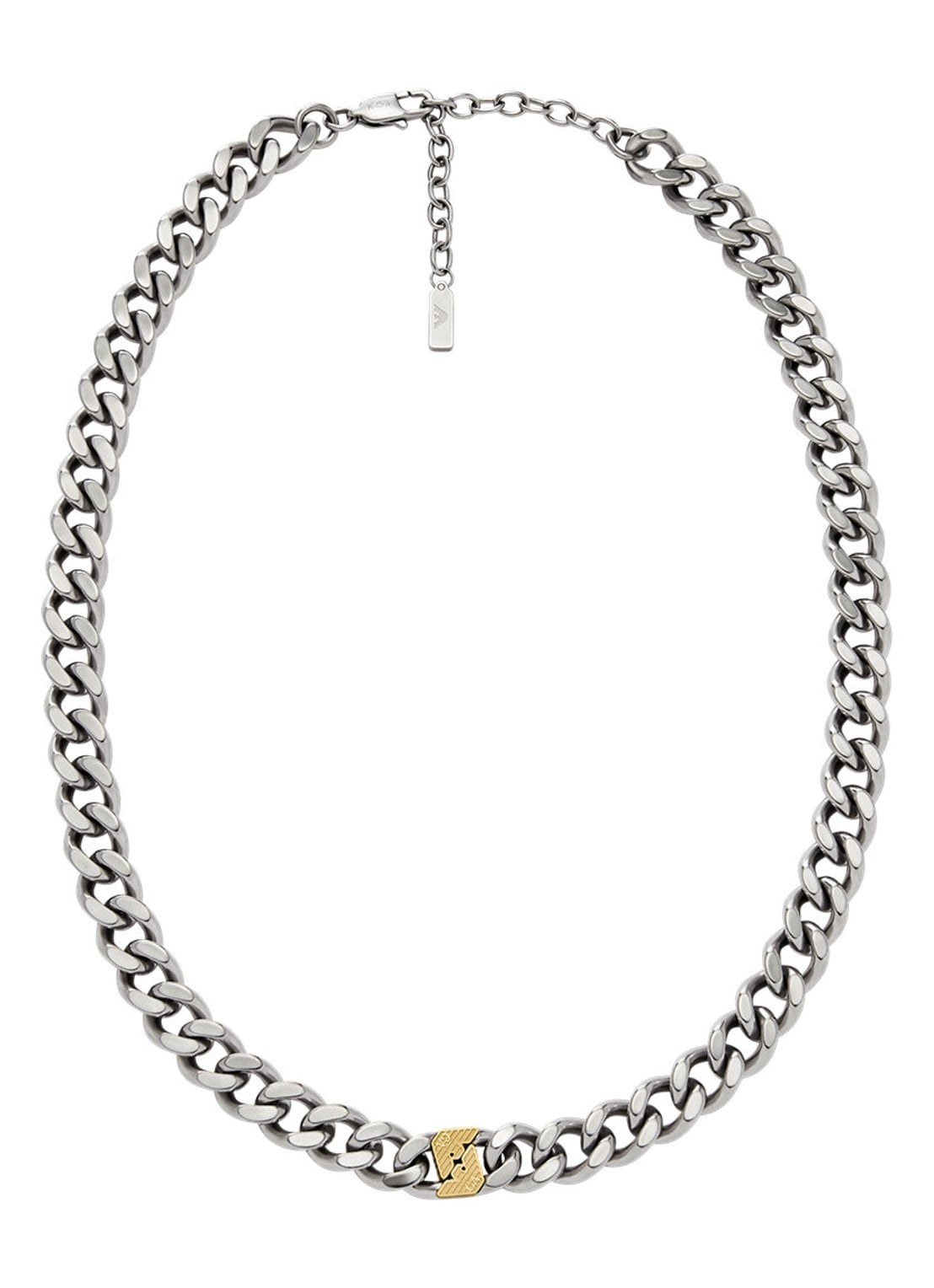 Armani Ketting EGS3187040 - detail zilver