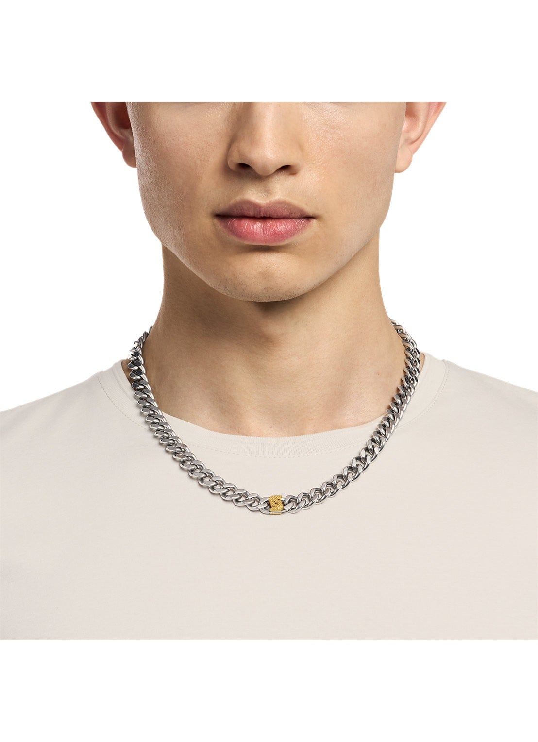 Armani Ketting EGS3187040 - detail 2 zilver