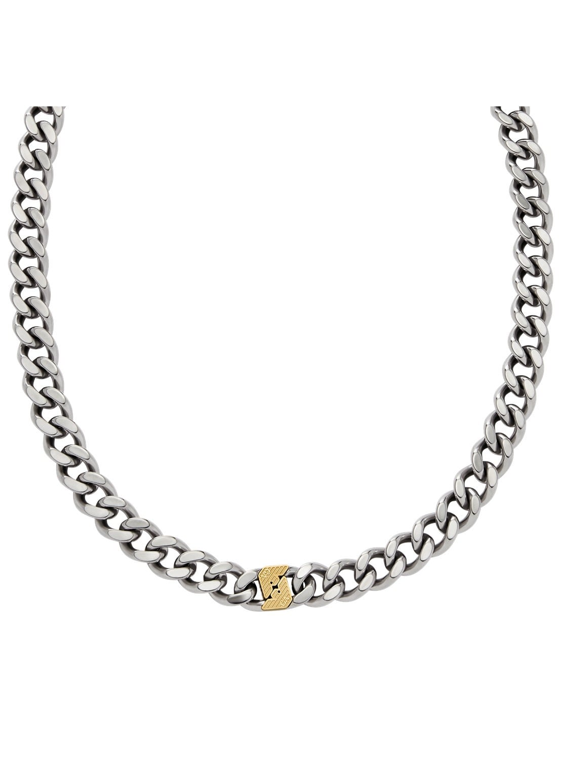 Armani Ketting EGS3187040 - voorkant 3 zilver