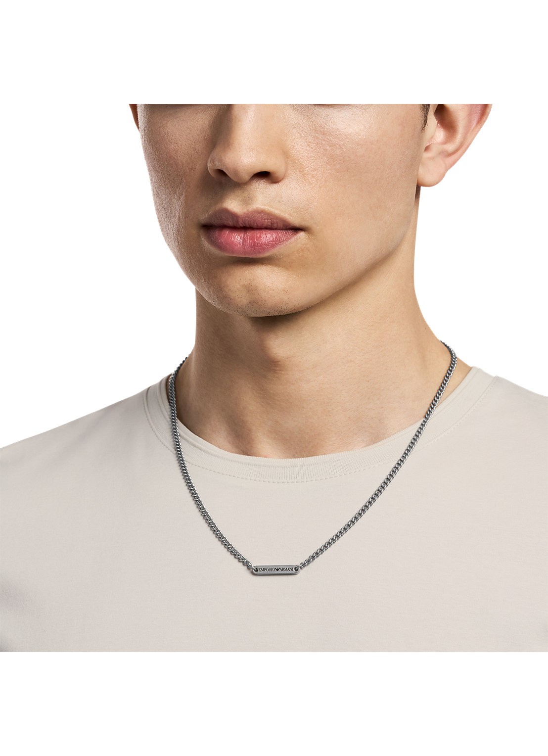 Armani Ketting EGS3188040 - detail 2 zilver