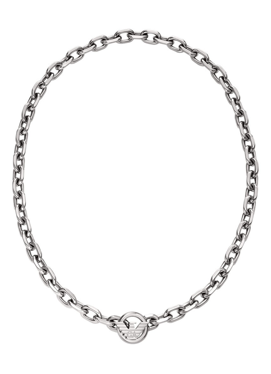 Armani Ketting EGS3235040 - detail 2 zilver