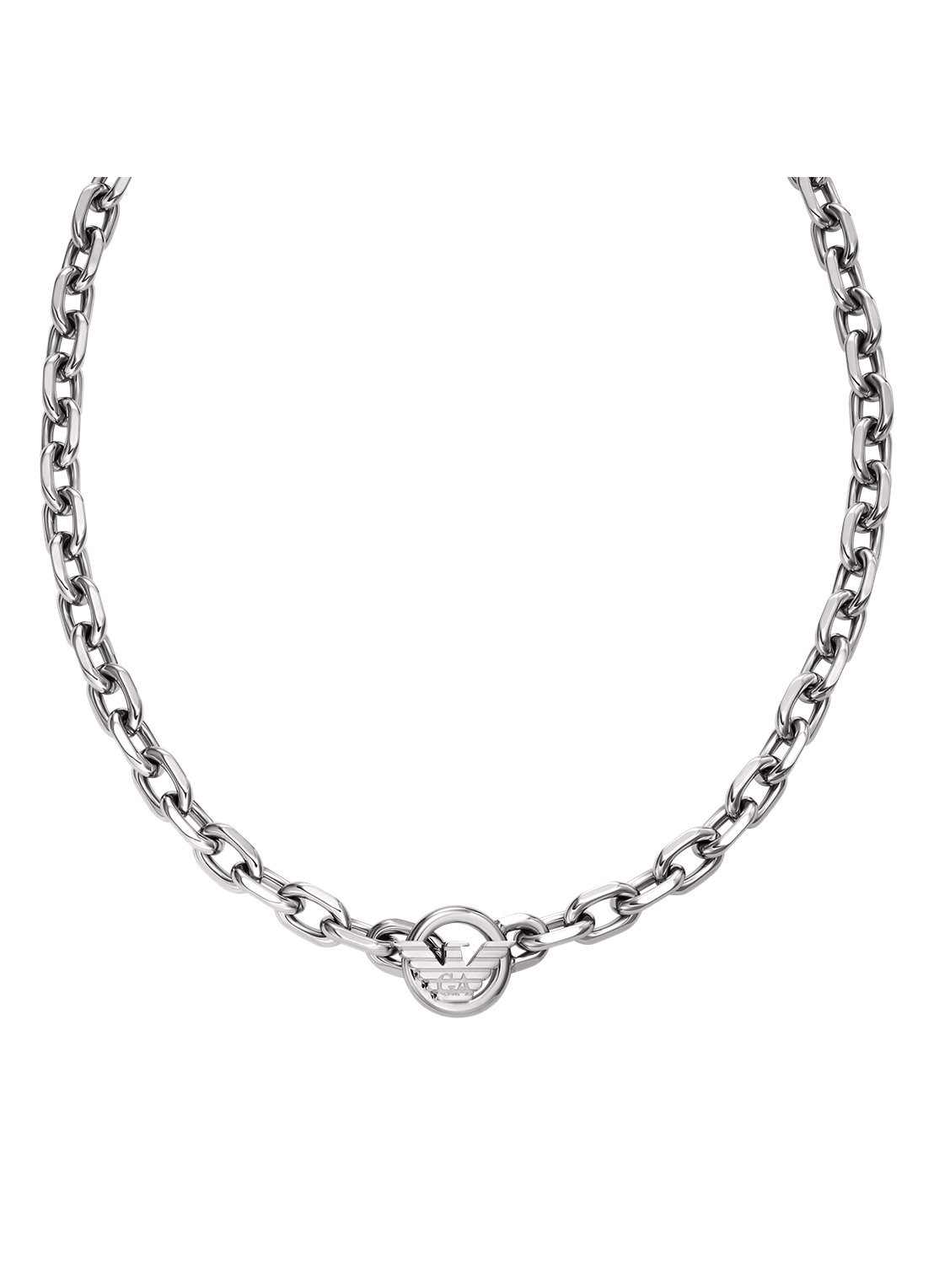 Armani Ketting EGS3235040 - voorkant zilver