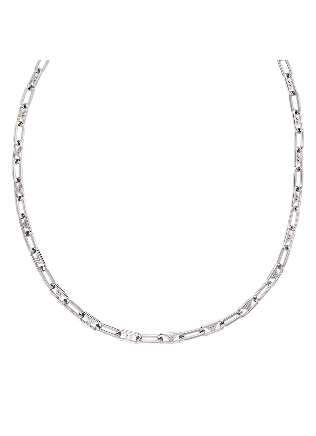 Armani Ketting EGS3248040 - voorkant 3 zilver