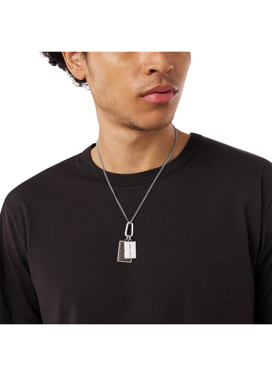 Armani Ketting EGS3252040 - detail 2 zilver