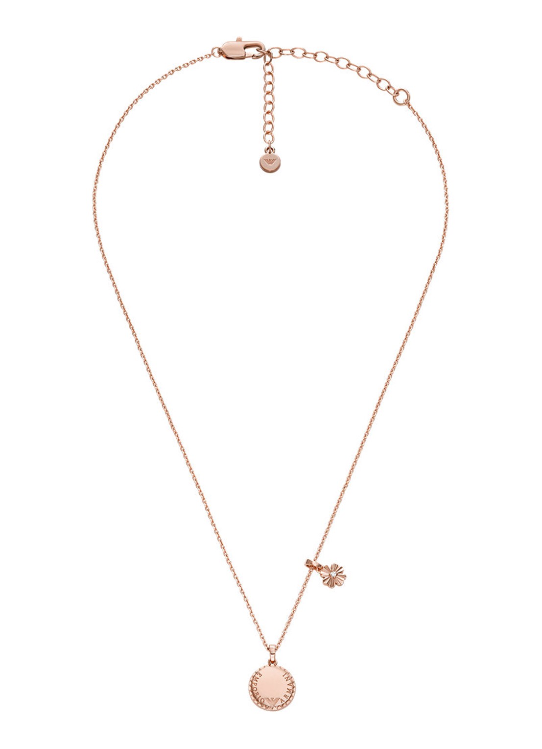 Armani Ketting  EGS3277221 - detail roségoud