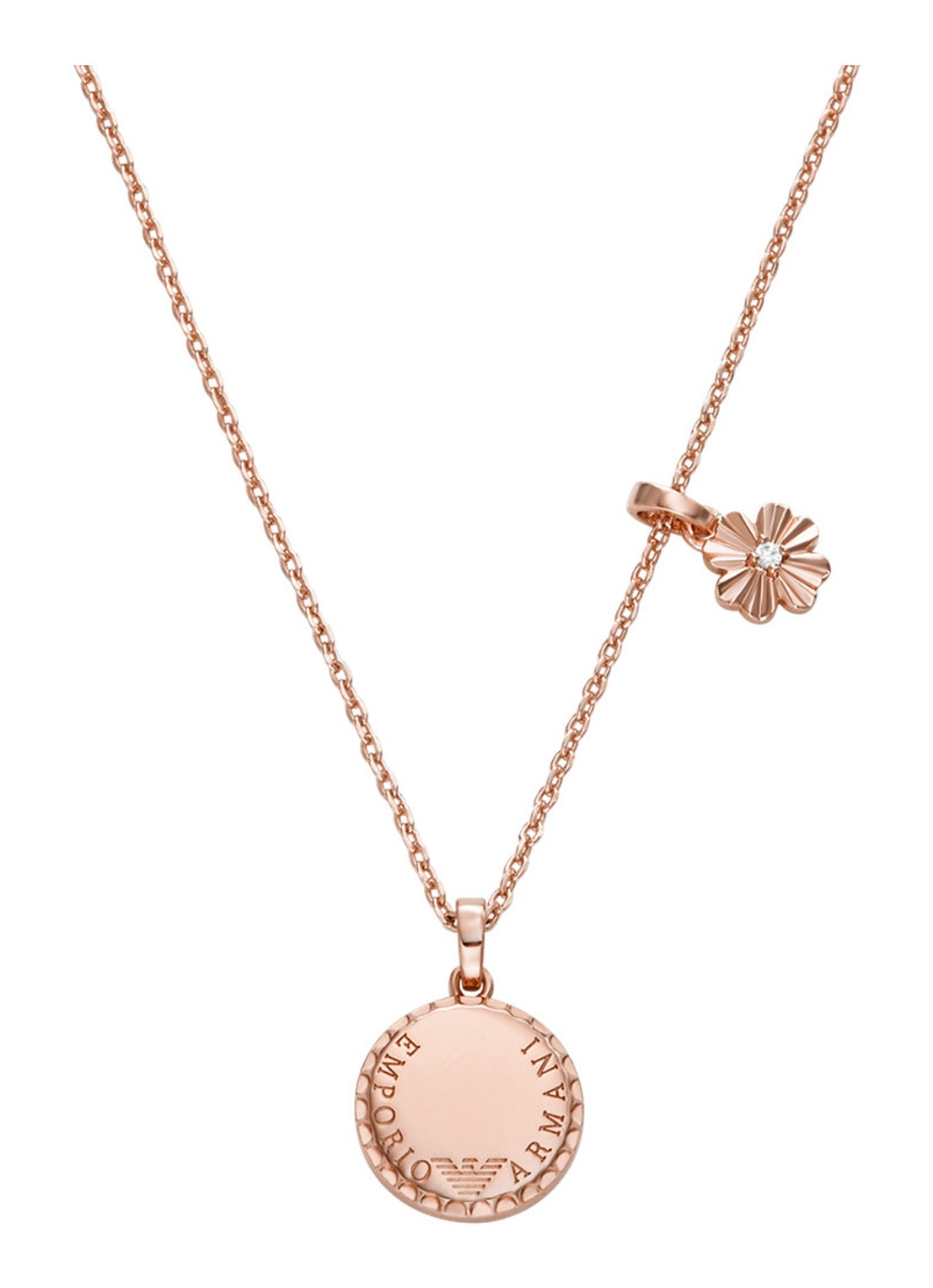 Armani Ketting  EGS3277221 - voorkant 3 roségoud