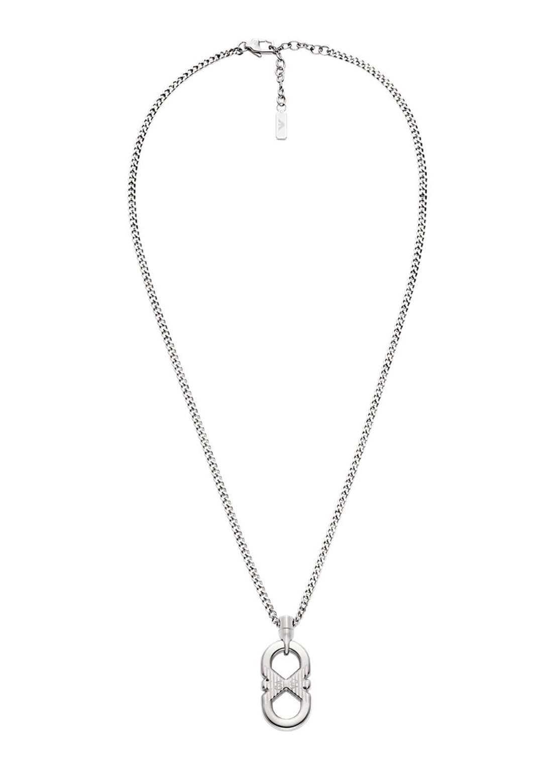 Armani Ketting EGS3300040 - detail zilver