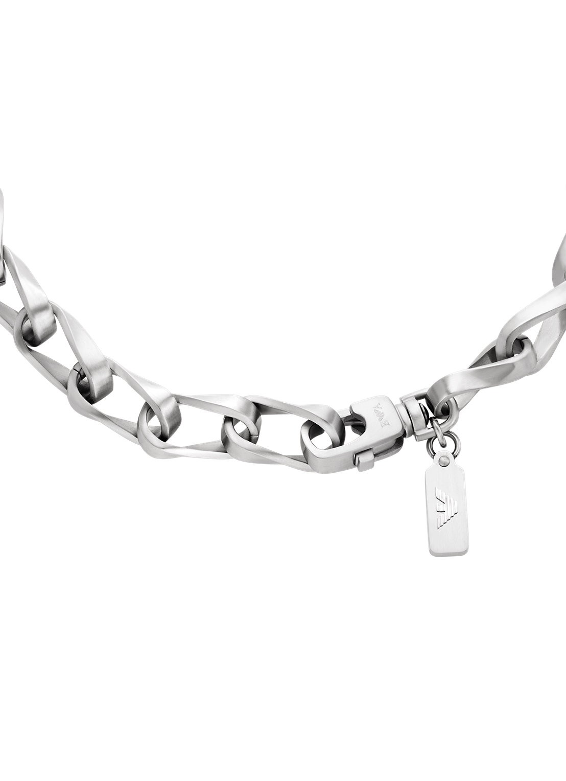 Armani Ketting EGS3301040 - voorkant 3 zilver