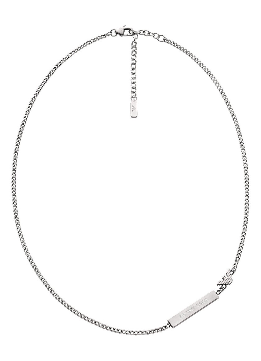 Armani Ketting EGS3309040 - detail 2 zilver