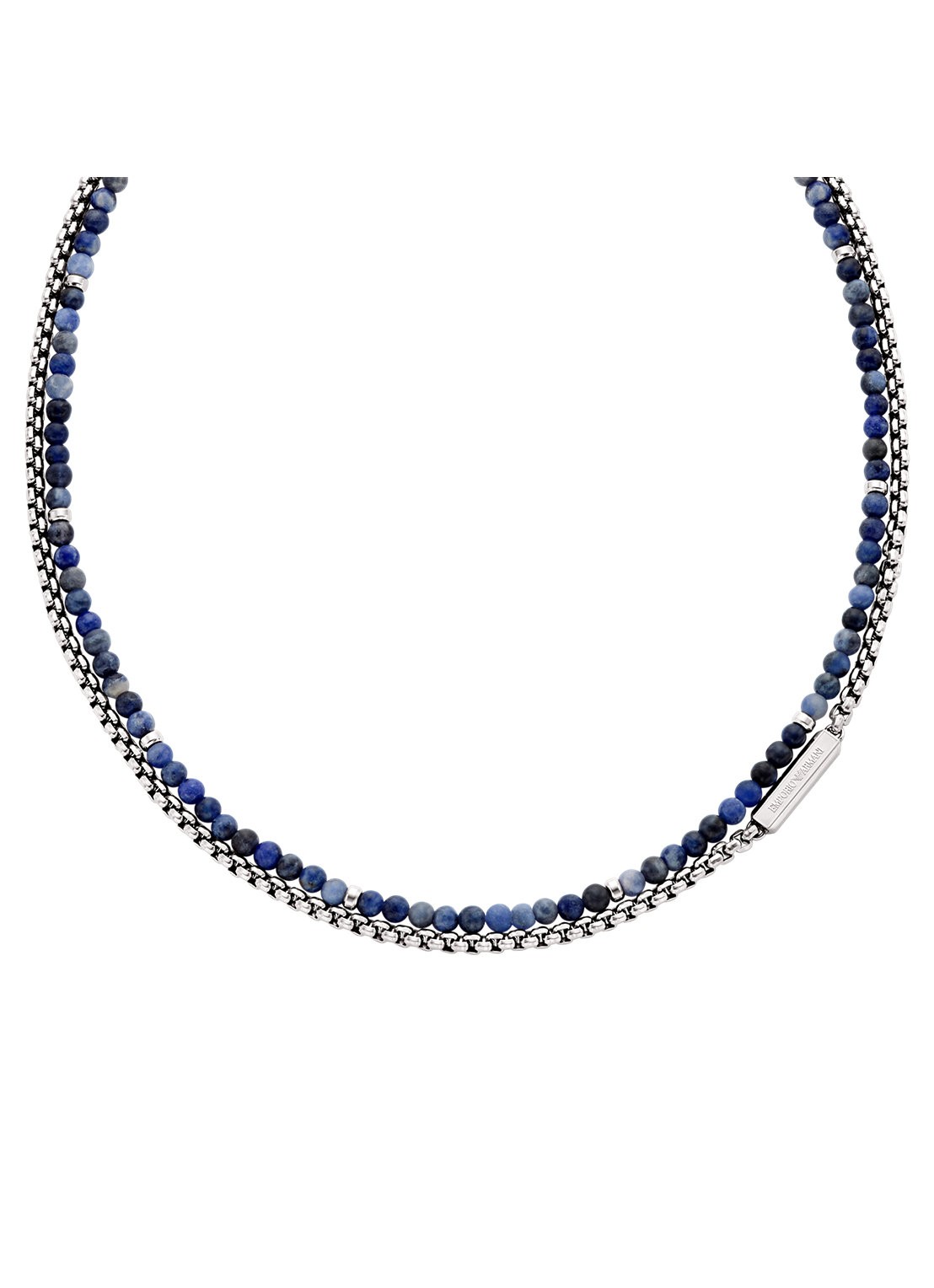 Armani Ketting EGS3312040 - voorkant 3 zilver